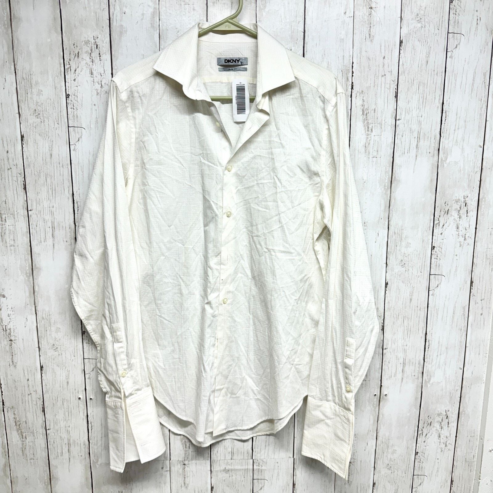DKNY DKNY Shirt Men Slim Fit LG Collared Long Sleeve Button Down Size US L / EU 52-54 / 3 - 1 Thumbnail