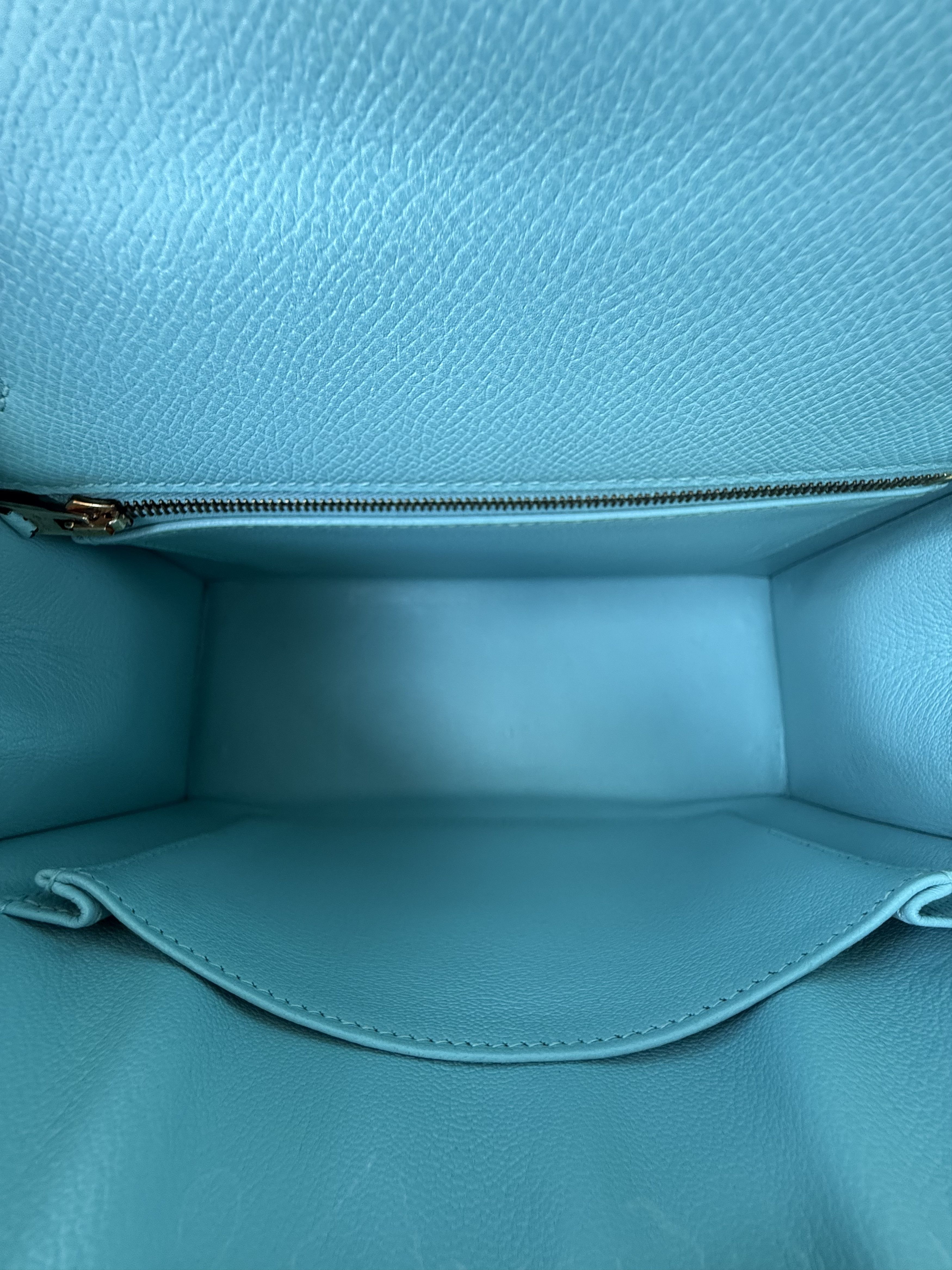 Hermes Hermes Blue Atoll Epsom & Gold Hardware Kelly 25 Size ONE SIZE - 6 Thumbnail