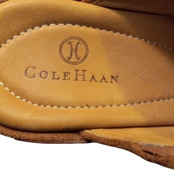 Cole Haan Cole Haan Size 9B Womens Brown Suede Slip-On Mule Heeled Sho Size US 9 / IT 39 - 8 Thumbnail