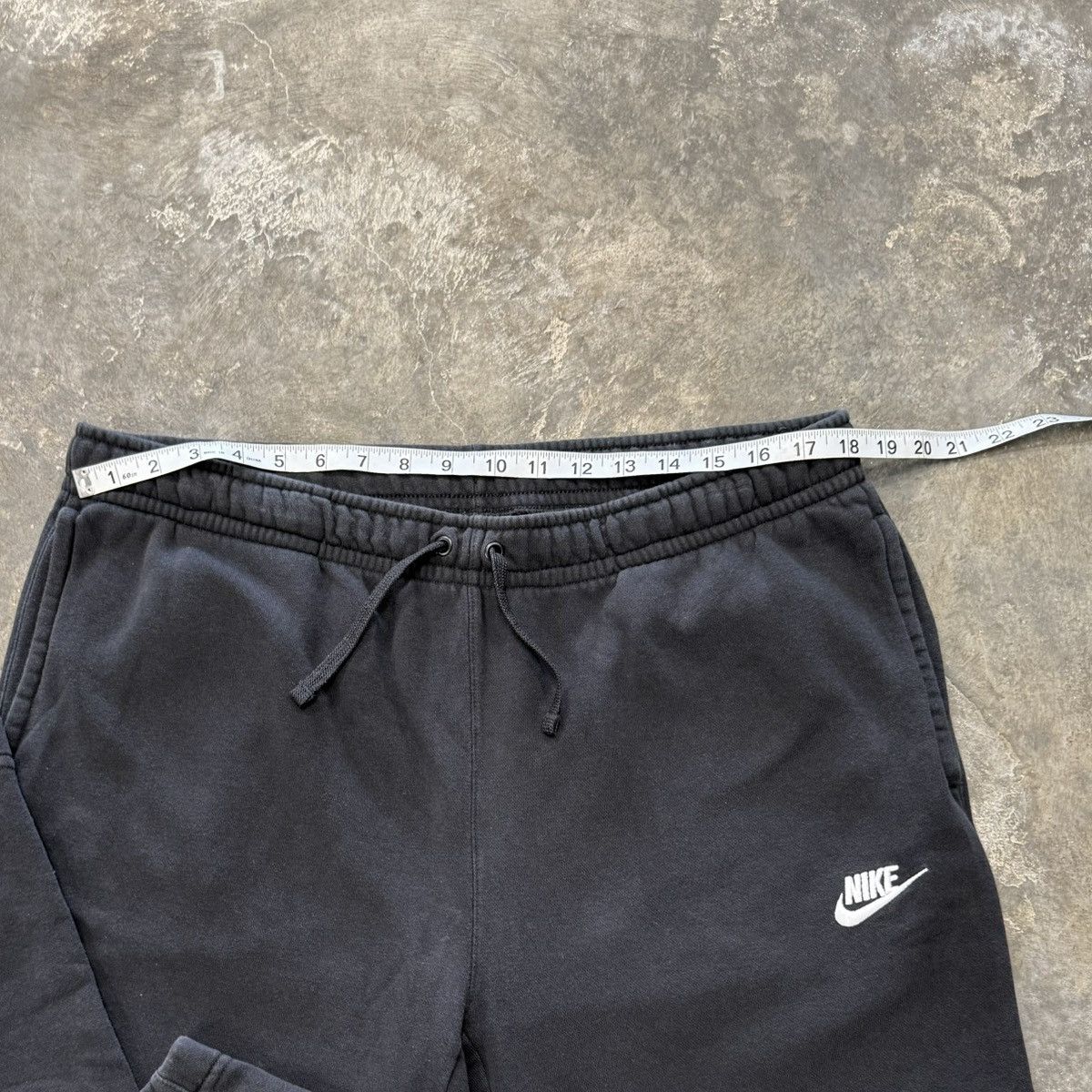 Nike Nike Black Swoosh Fleece Sweatpants Joggers Size US 36 / EU 52 - 6 Thumbnail