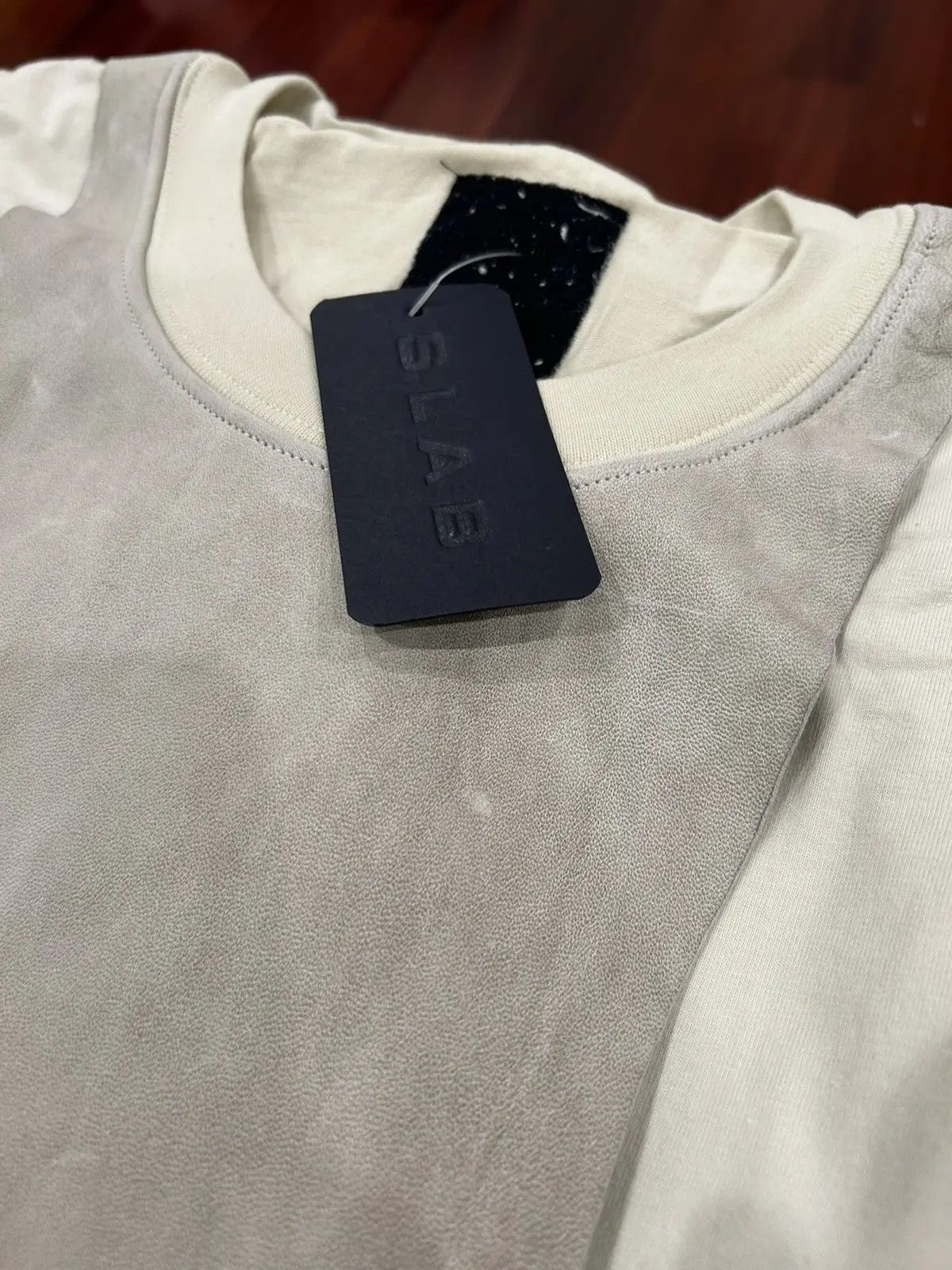 Rick Owens Rick Owens SLAB Leather Layered Crewneck Sweater Size US S / EU 44-46 / 1 - 4 Thumbnail