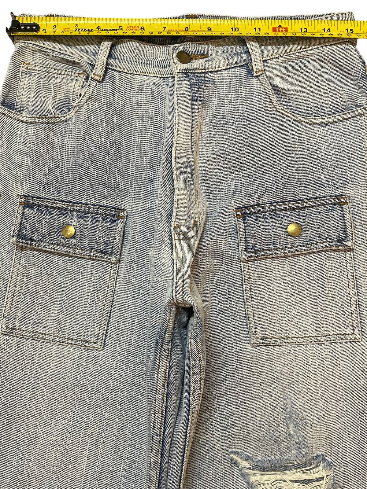 Fubu Vintage Japanese Brand Bush Pants Distress Style Baggy Jeans Size US 30 / EU 46 - 12 Thumbnail