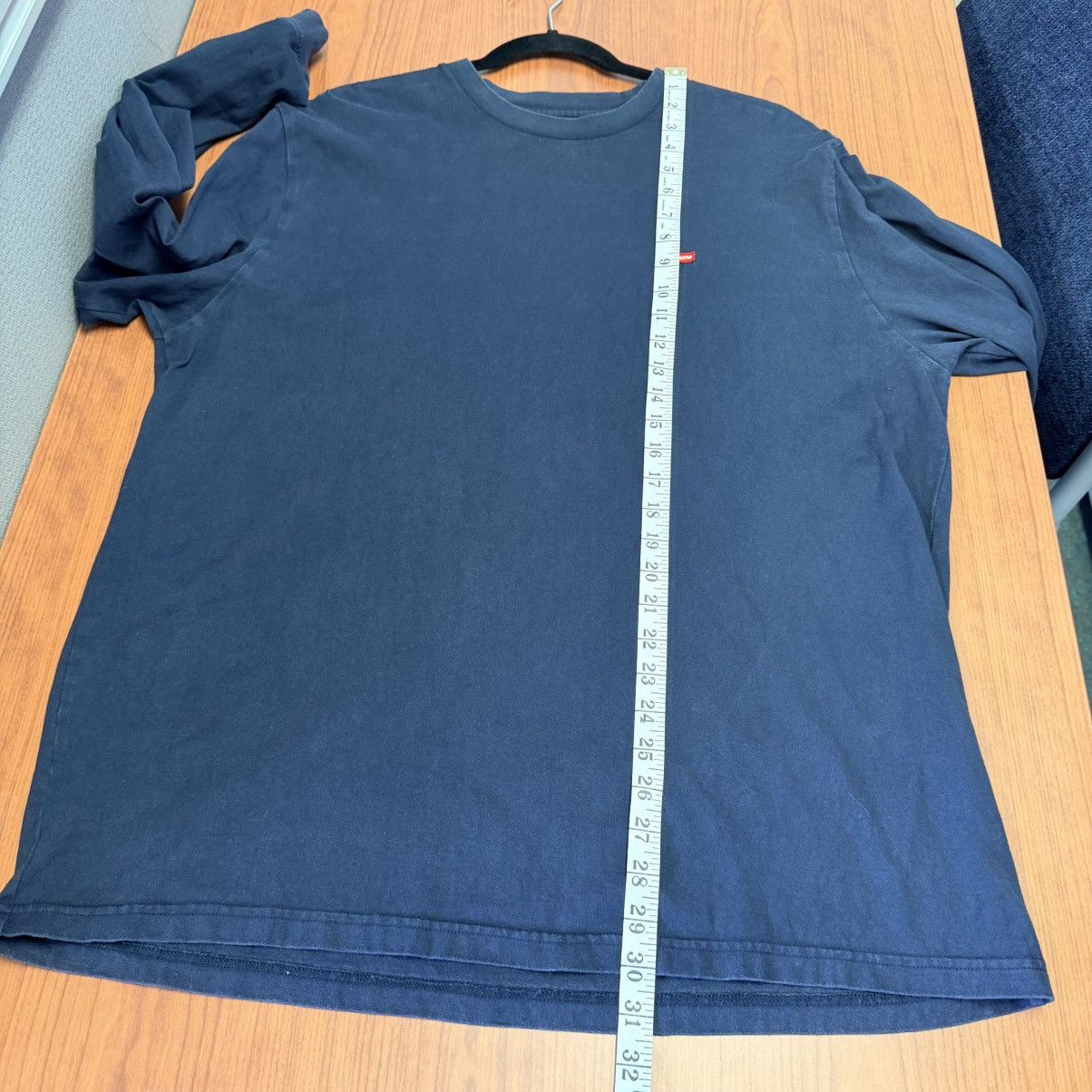 Supreme Supreme Small Box Logo Long Sleeve Tee Navy Blue XL Size US XL / EU 56 / 4 - 12 Thumbnail