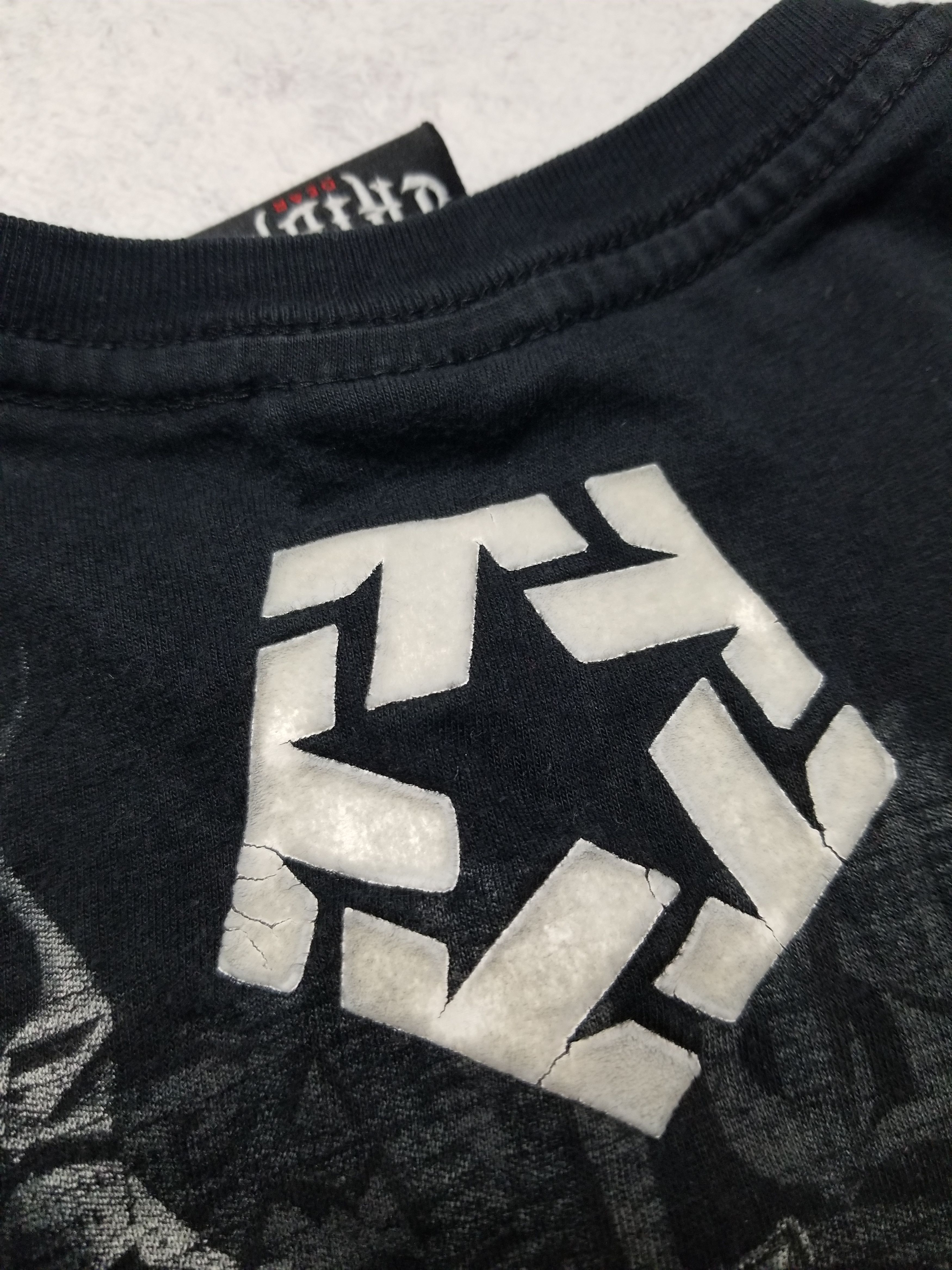 Tribal Streetwear VTG Y2K Rare Tribal Gear Skulls Graphic Short Sleeve T-shirt Size M / US 6-8 / IT 42-44 - 6 Thumbnail