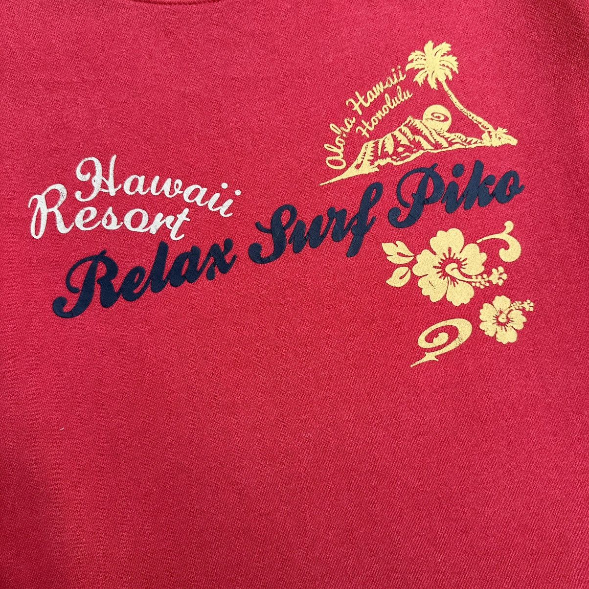 Japanese Brand PIKO HAWAII ALOHA HONOLULU SURF BIG LOGO SWEATSHIRT Size US M / EU 48-50 / 2 - 4 Thumbnail
