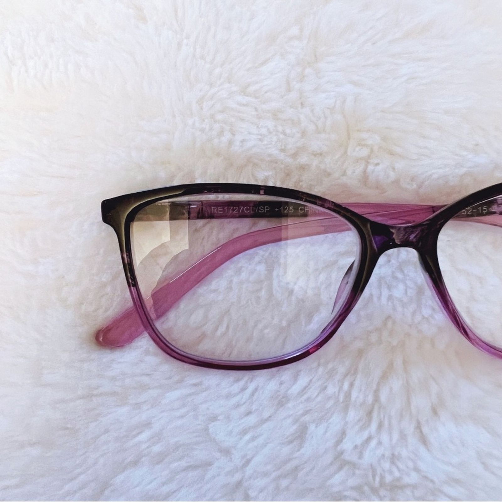 Other Emma Light Purple & Black Two Tone Reader Glasses Size ONE SIZE - 5 Thumbnail