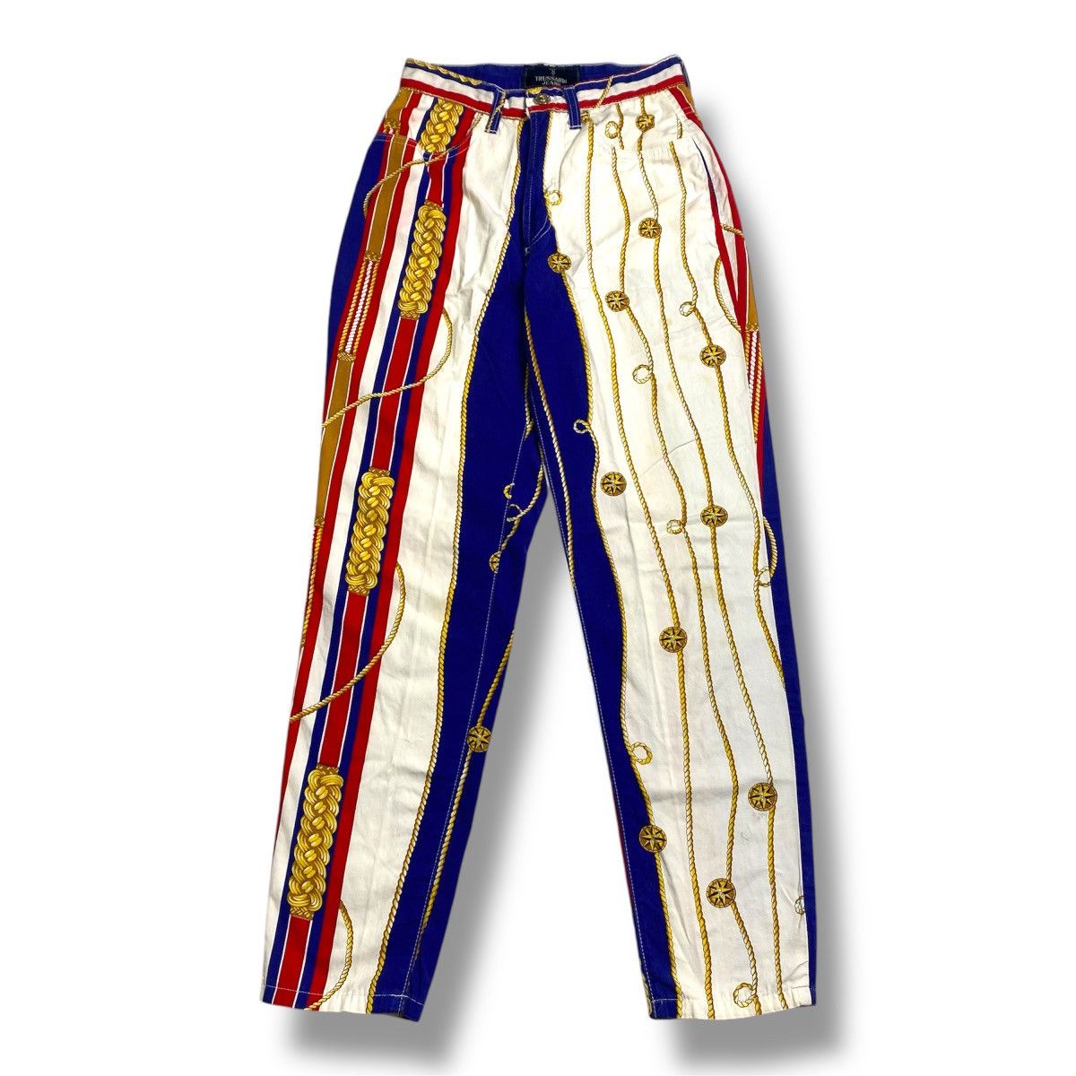 Trussardi Archive Trussardi Pattern Baroque pants Size 26" / US 2 / IT 38 - 2 Thumbnail