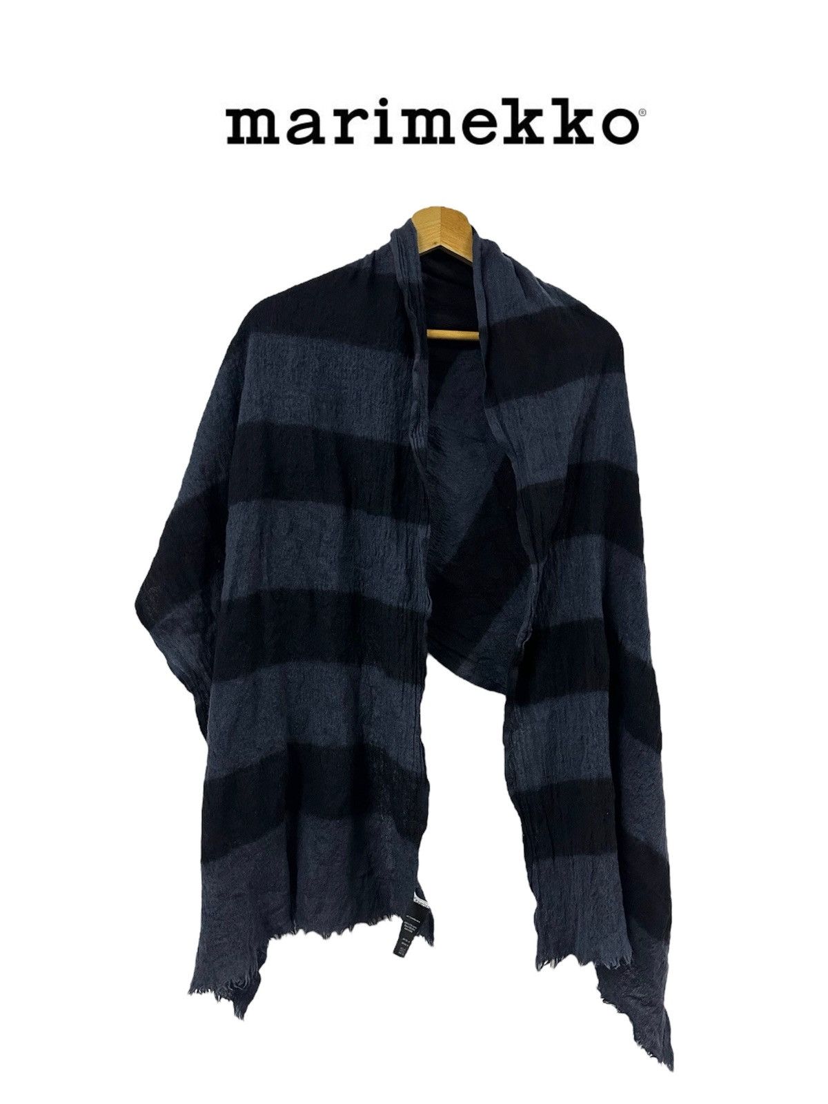 Marimekko Marimekko 100 Laine (Wool) Stripes Muffler Size ONE SIZE - 1 Thumbnail