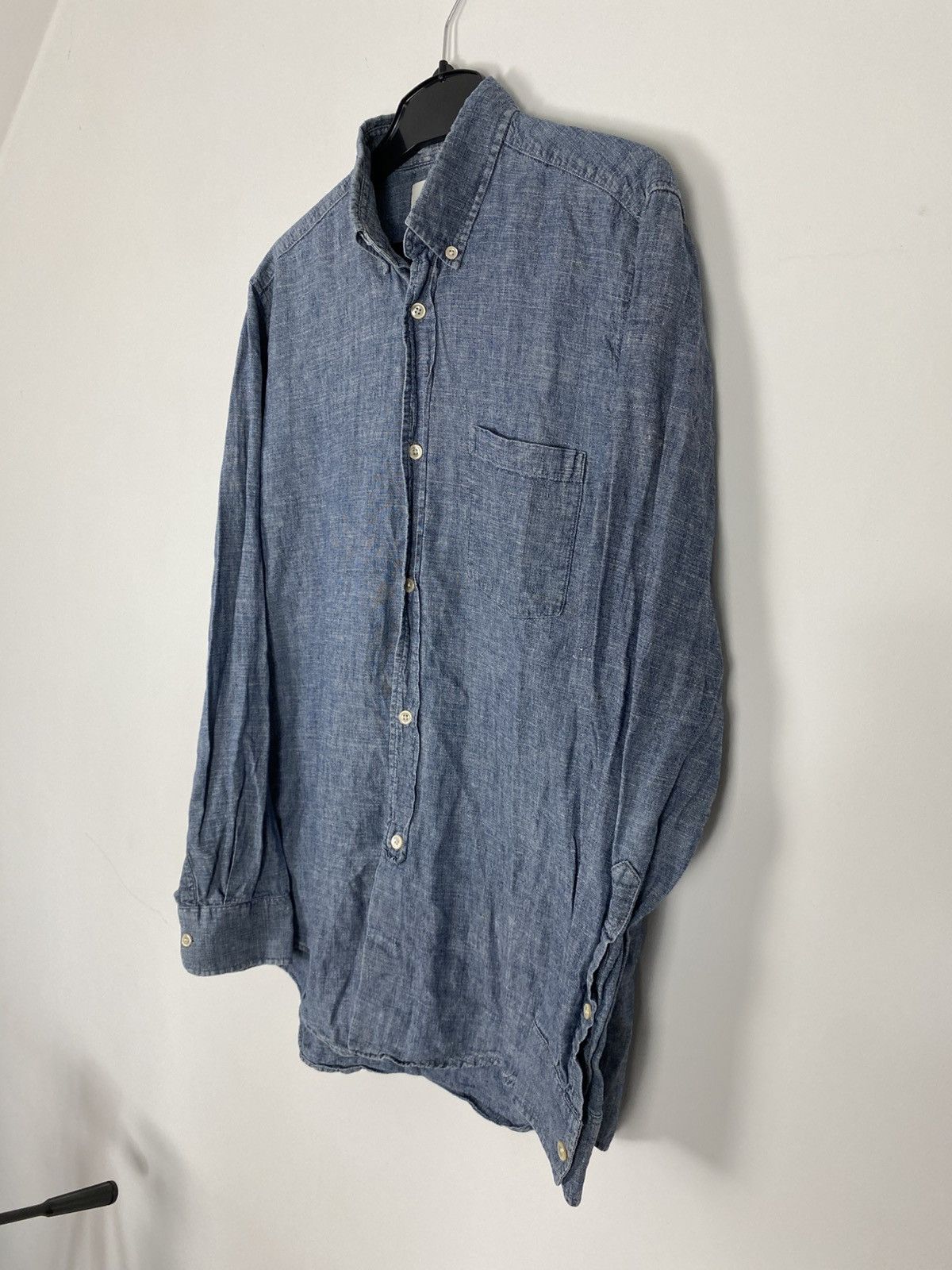 Our Legacy Our Legacy Blue Chambray 1940s Shirt Hemp Organic Cotton y2k Size US M / EU 48-50 / 2 - 4 Thumbnail