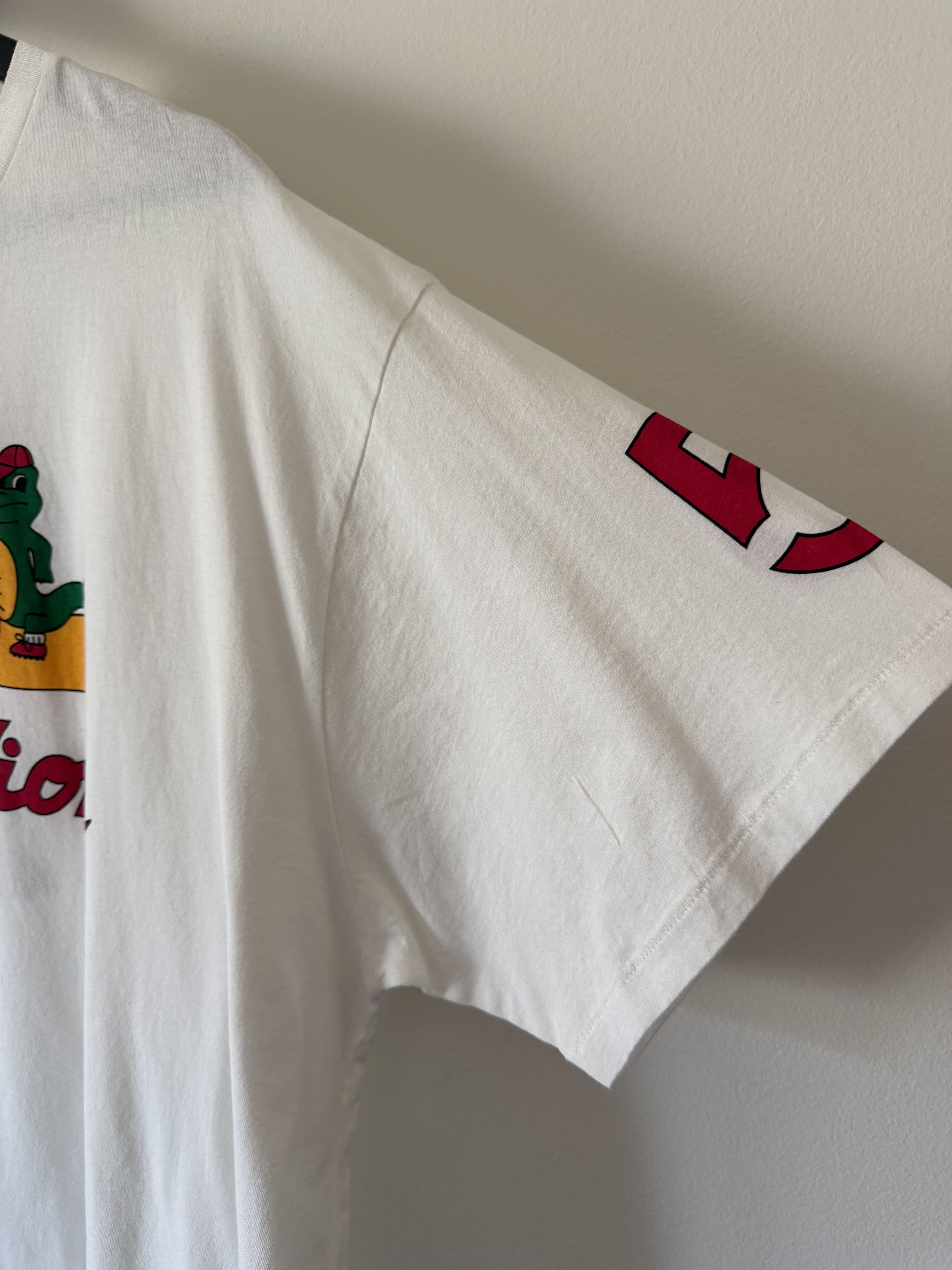 Bode Bode Reptile Rec Baseball Tee in Cream Size US XXL / EU 58 / 5 - 4 Thumbnail