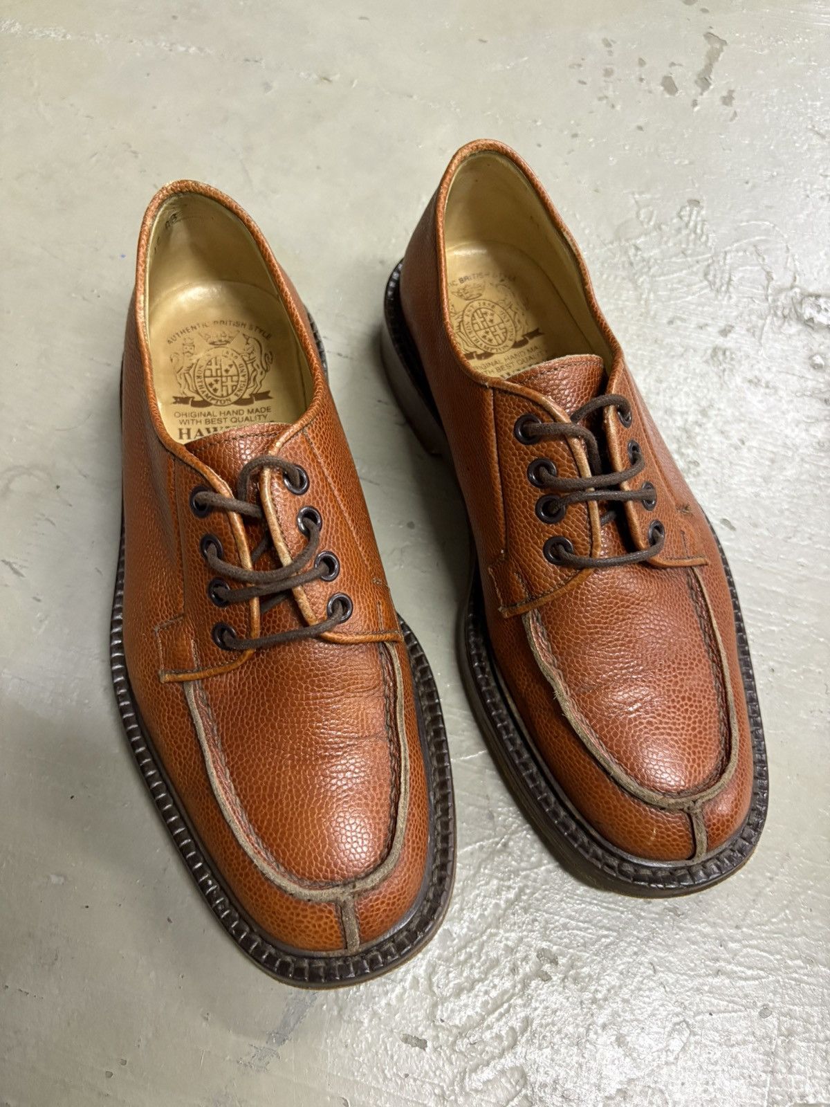 Tricker's Hawkins inspired by Tricker heath moc toe derby 6.5 UK Size US 7.5 / EU 40-41 - 3 Thumbnail