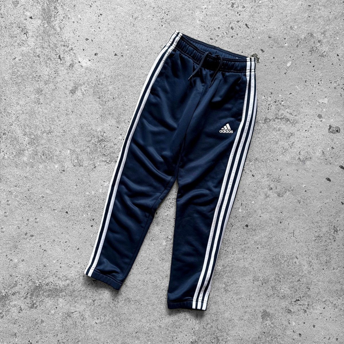Adidas Adidas Kids Boys Blue Track Pants 3-Stripes Small Logo Size US 26 / EU 42 - 1 Thumbnail