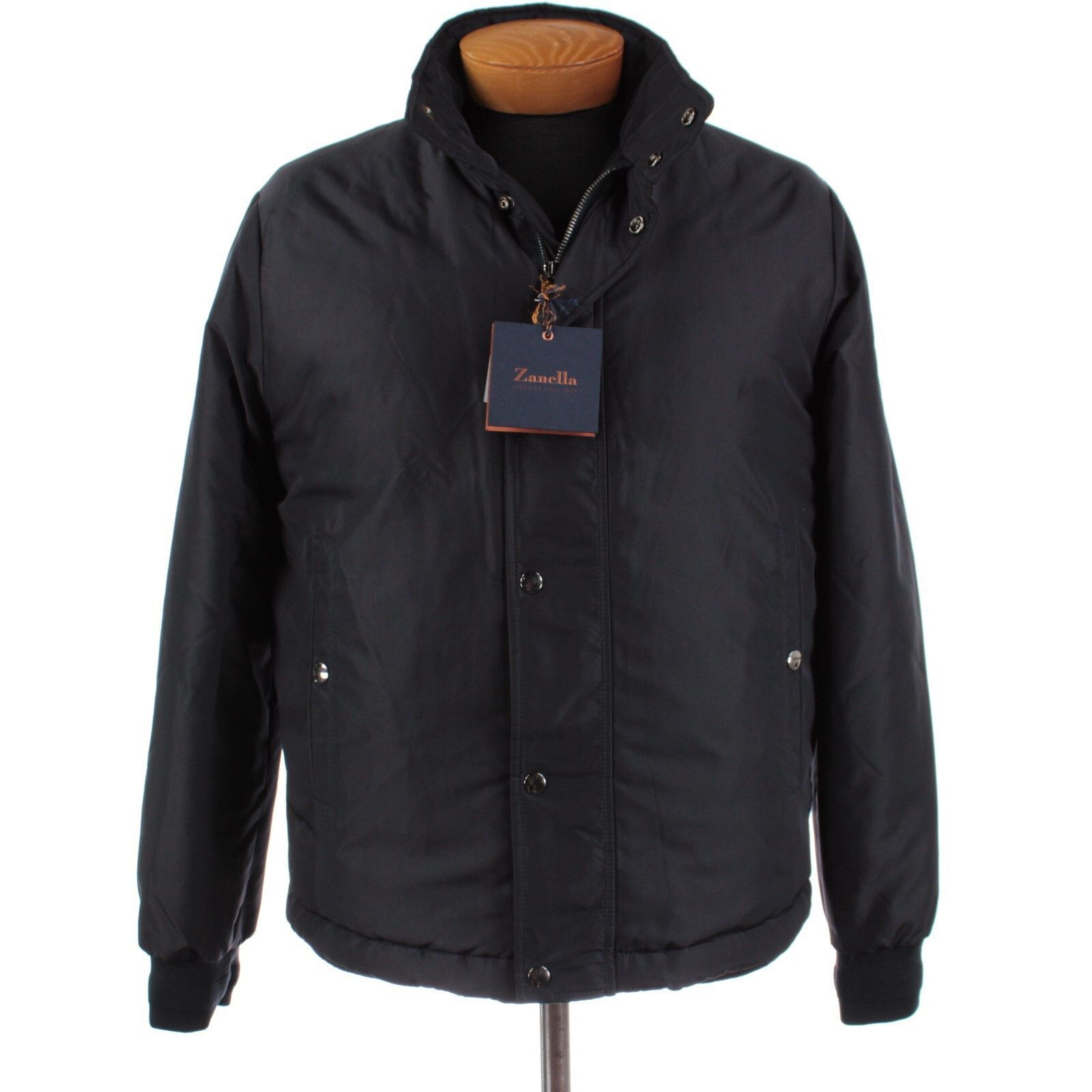 Zanella Zanella Jacket Size M US In Blue Polyester Size US M / EU 48-50 / 2 - 1 Thumbnail