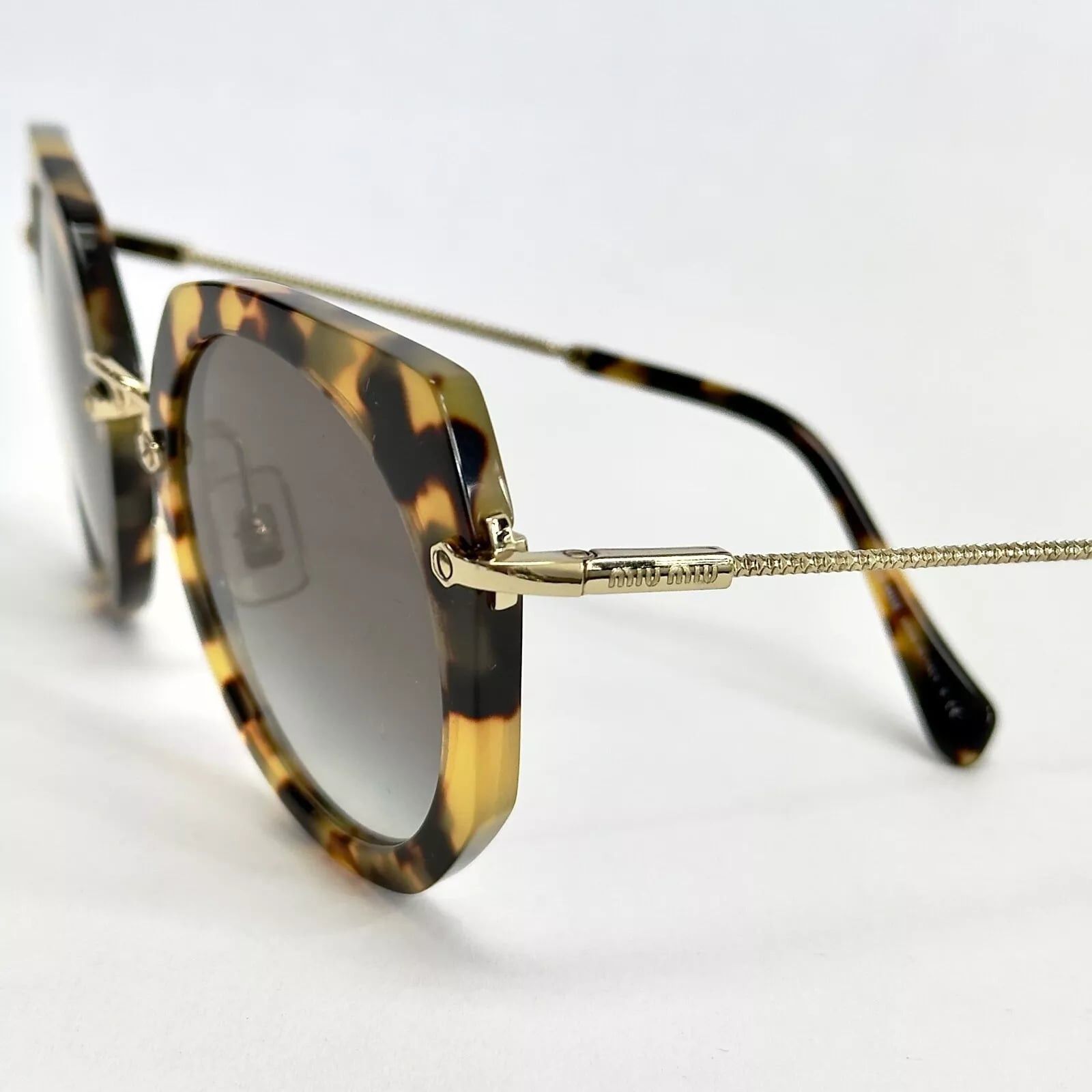 Miu Miu MIU MIU CORE MU02XS Light Brown Luxury Fashion 02X Size ONE SIZE - 2 Thumbnail