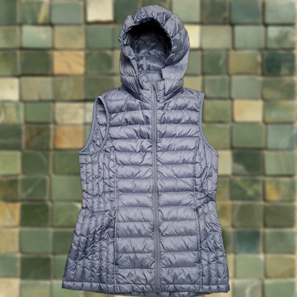 Vintage VINTAGE 32 Degrees Heat Vest Womens XS Small Blue Down Puffer removeable Hood Mid Layer Size XS / US 0-2 / IT 36-38 - 1 Thumbnail