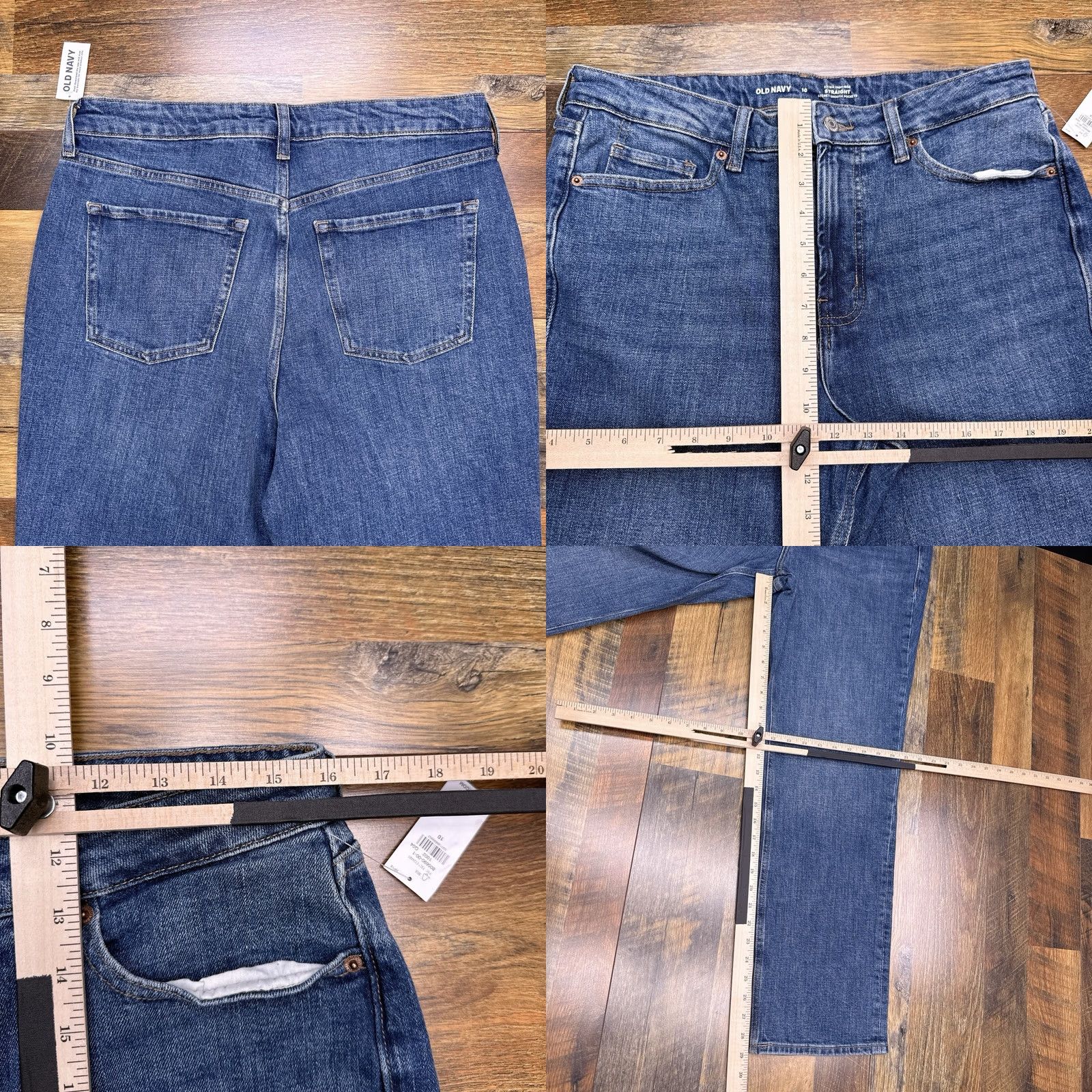 Old Navy Old Navy Extra High Rise Straight Jeans 10 Secret Smooth Pockets Harper New Size 32" / US 10 / IT 46 - 8 Thumbnail