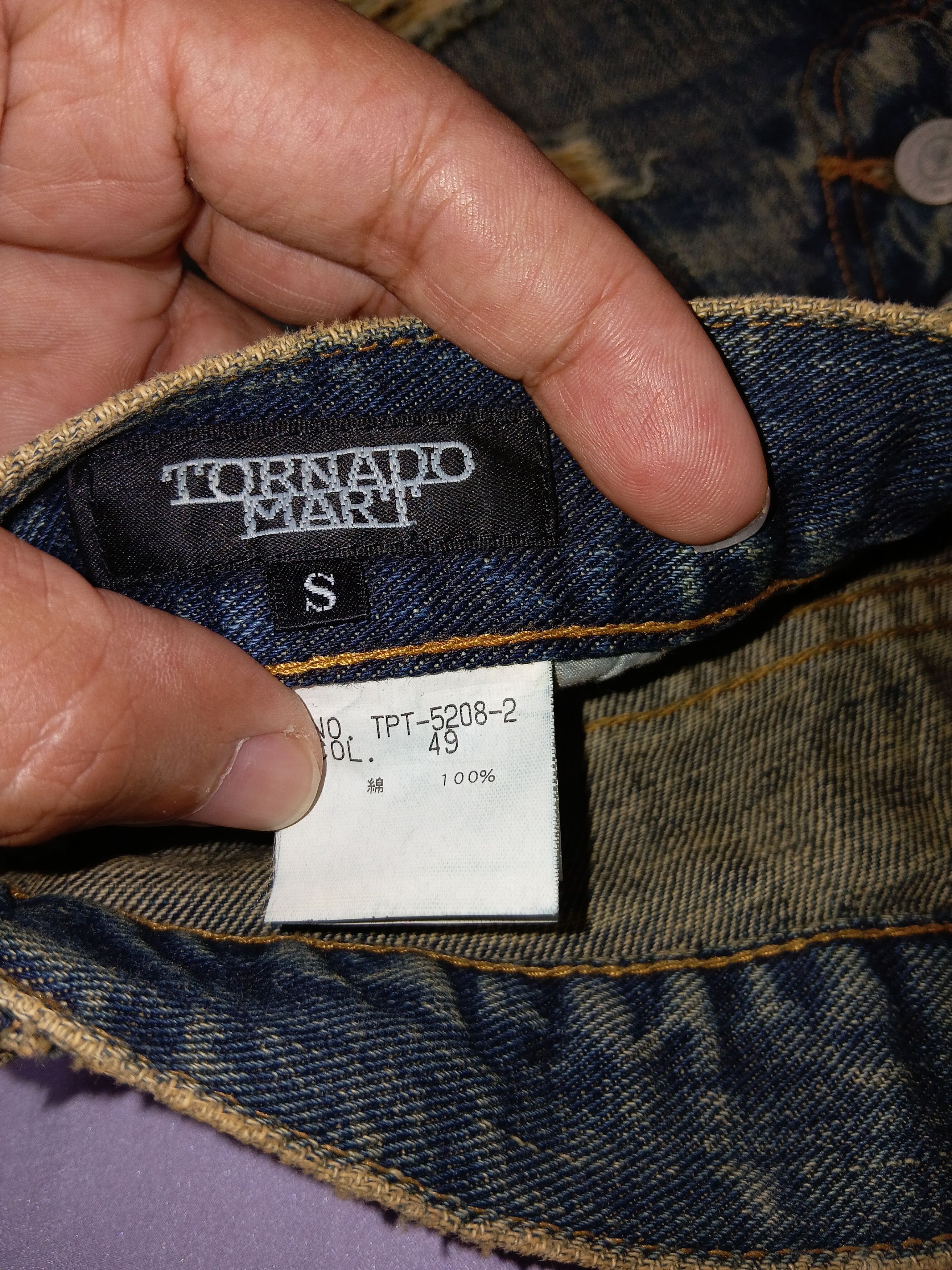 Tornado Mart Vintage Tornado Mart Japan Distressed Flare Jeans Size US 30 / EU 46 - 5 Thumbnail