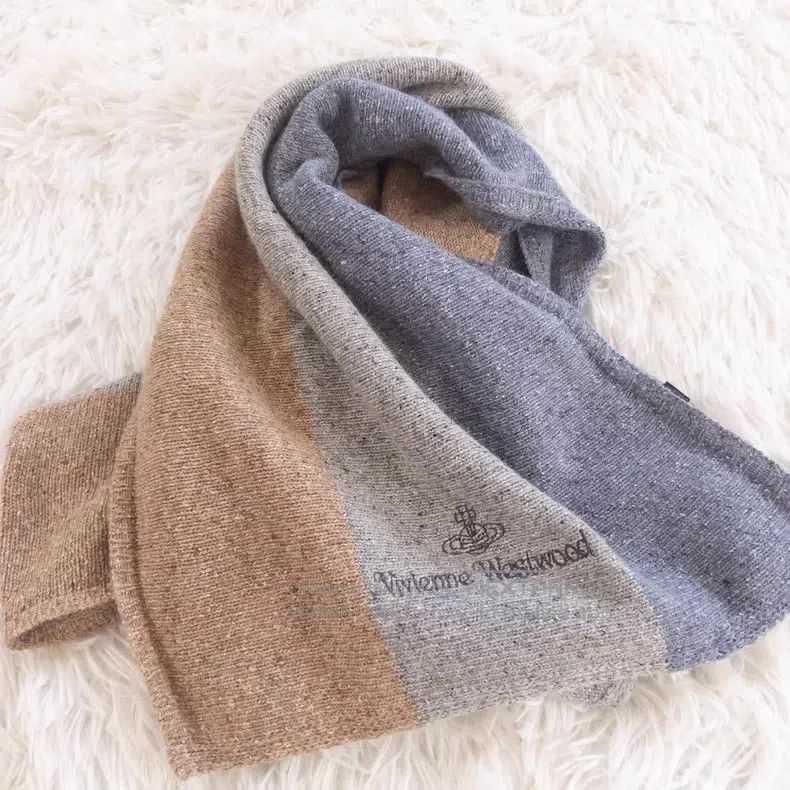 Vivienne Westwood Vivienne Westwood Color Blocked Woolen Scarf Size ONE SIZE - 5 Thumbnail