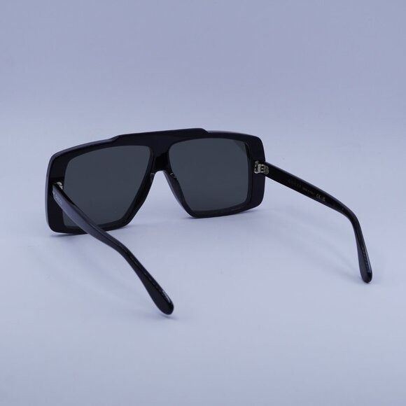 Gucci Gucci GG1369S 001 Sunglasses Black Square Frame, Grey Lenses Size ONE SIZE - 4 Thumbnail