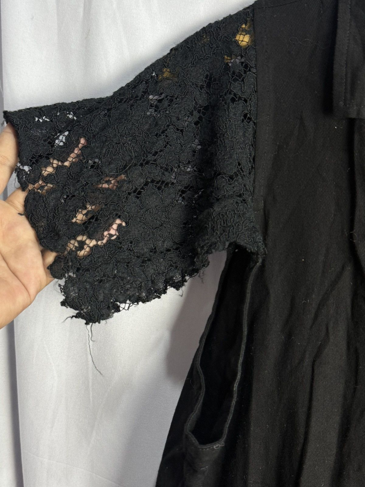Yohji Yamamoto Y'S Yohji Yamamoto Archived Lace Sleeve Size M / US 6-8 / IT 42-44 - 4 Thumbnail