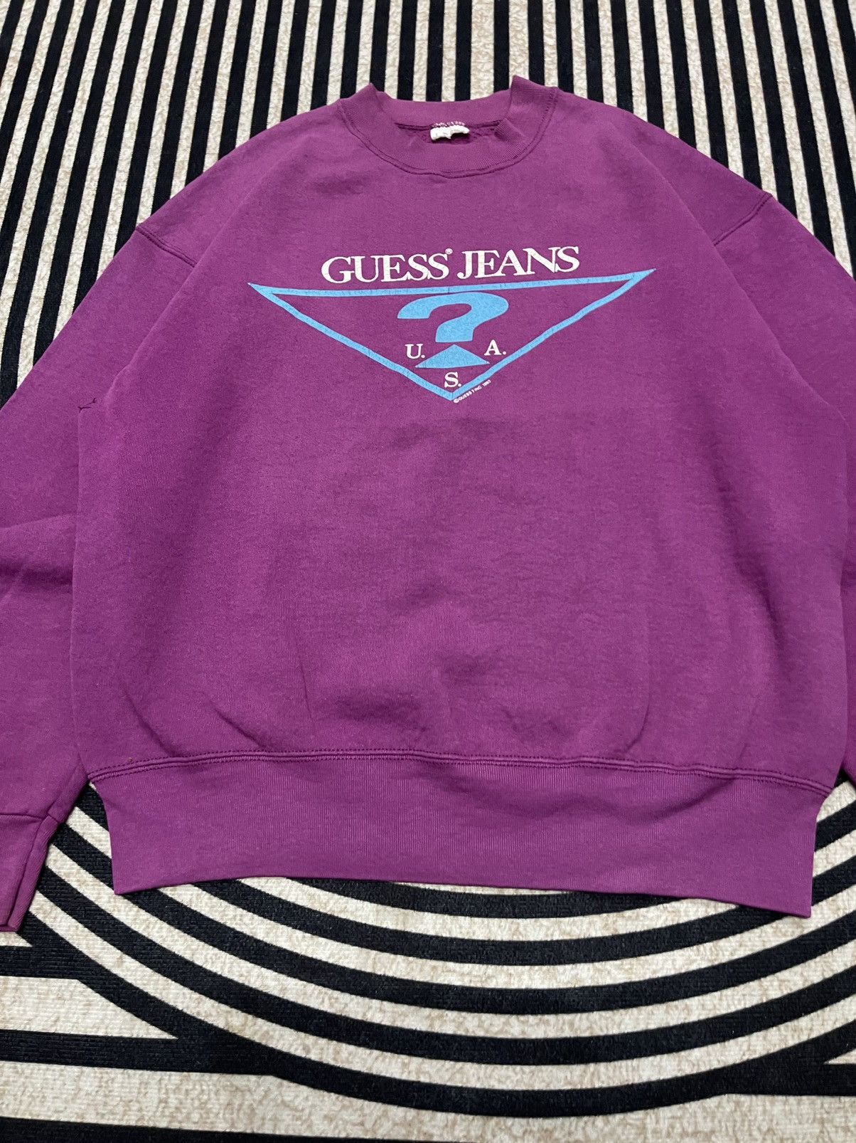 Guess VINTAGE 1993 GUESS BIG LOGO SWEATSHIRT Size US L / EU 52-54 / 3 - 5 Thumbnail