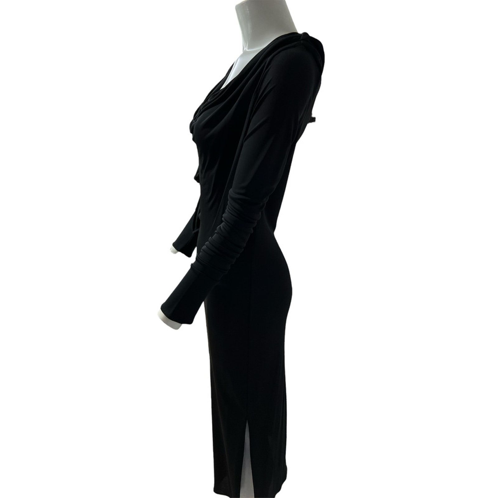 Versace NWT Versace Black Fitted Midi Dress size EU42 US6 Size M / US 6-8 / IT 42-44 - 5 Thumbnail