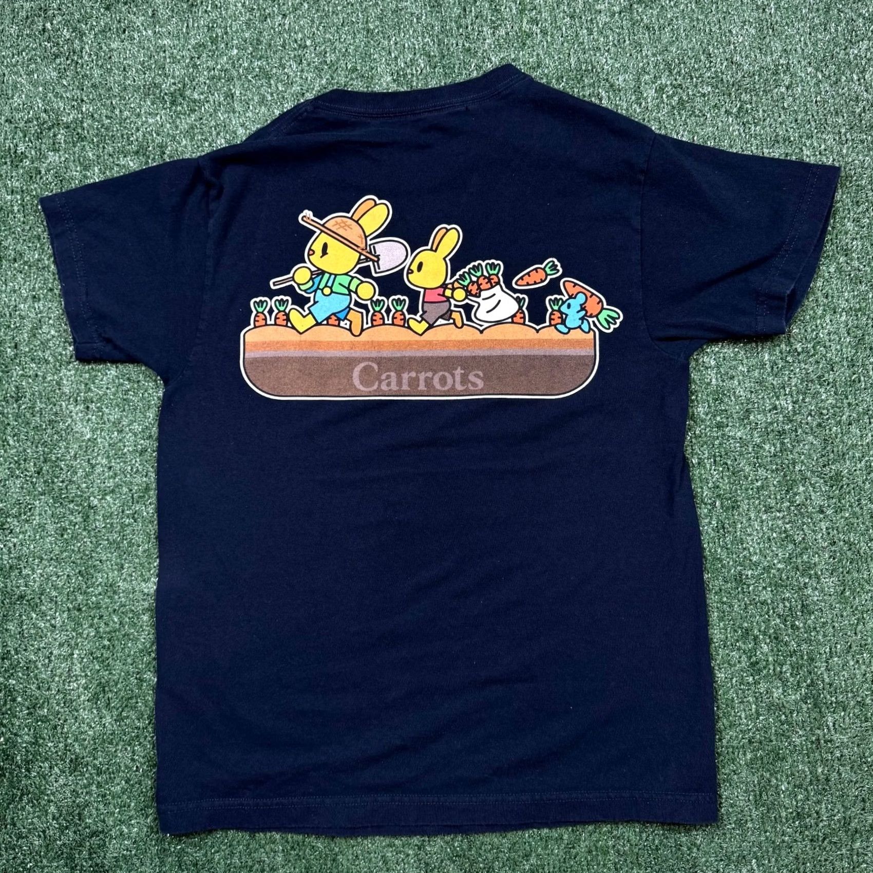 Vintage Carrots T-Shirt Mens Size M Black Blue Short Sleeve Crew Neck Graphic Shirt Size US M / EU 48-50 / 2 - 2 Thumbnail