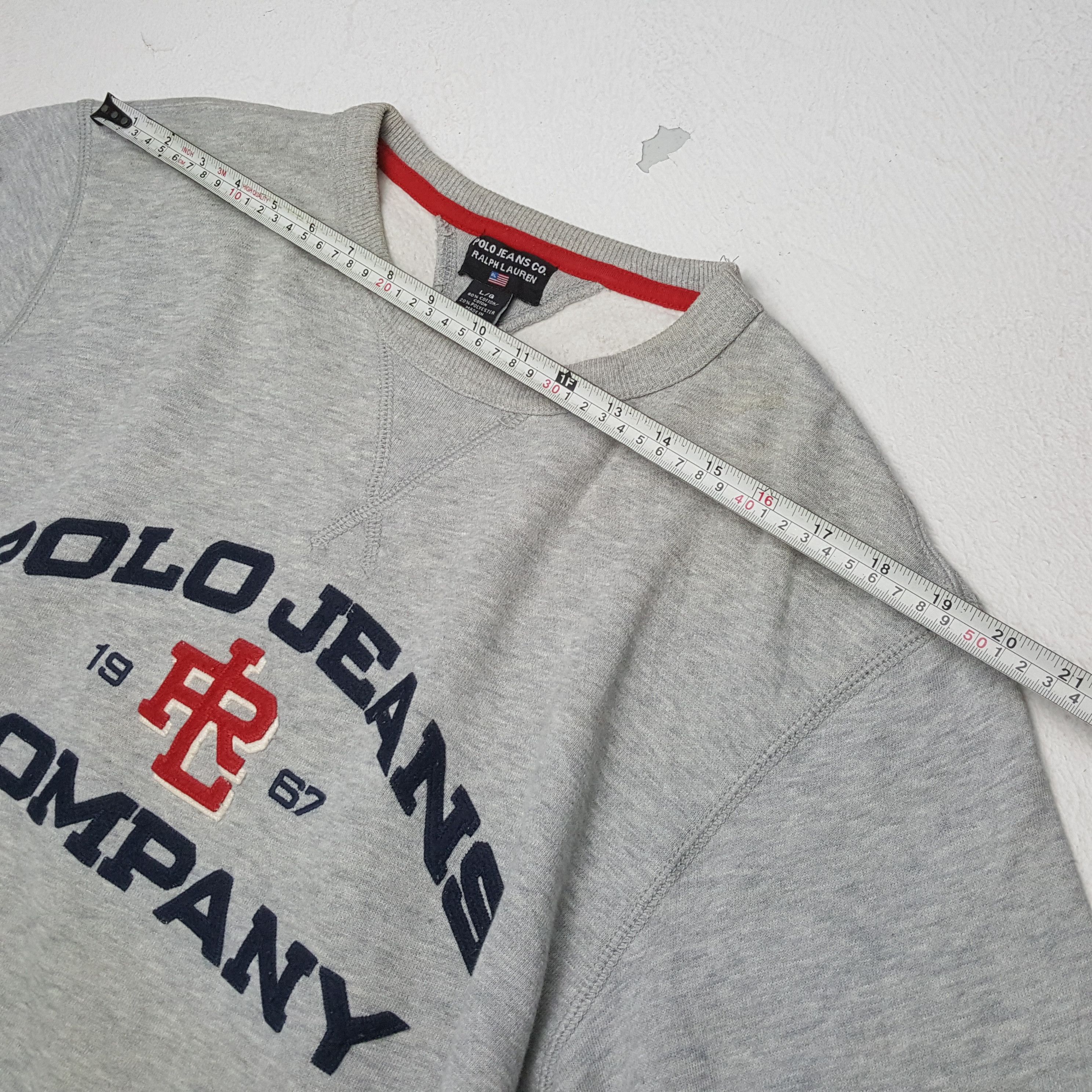 Polo Ralph Lauren × Vintage POLO JEAN by RALPH LAUREN Fashion Brand Sweatshirt Size US XL / EU 56 / 4 - 4 Thumbnail