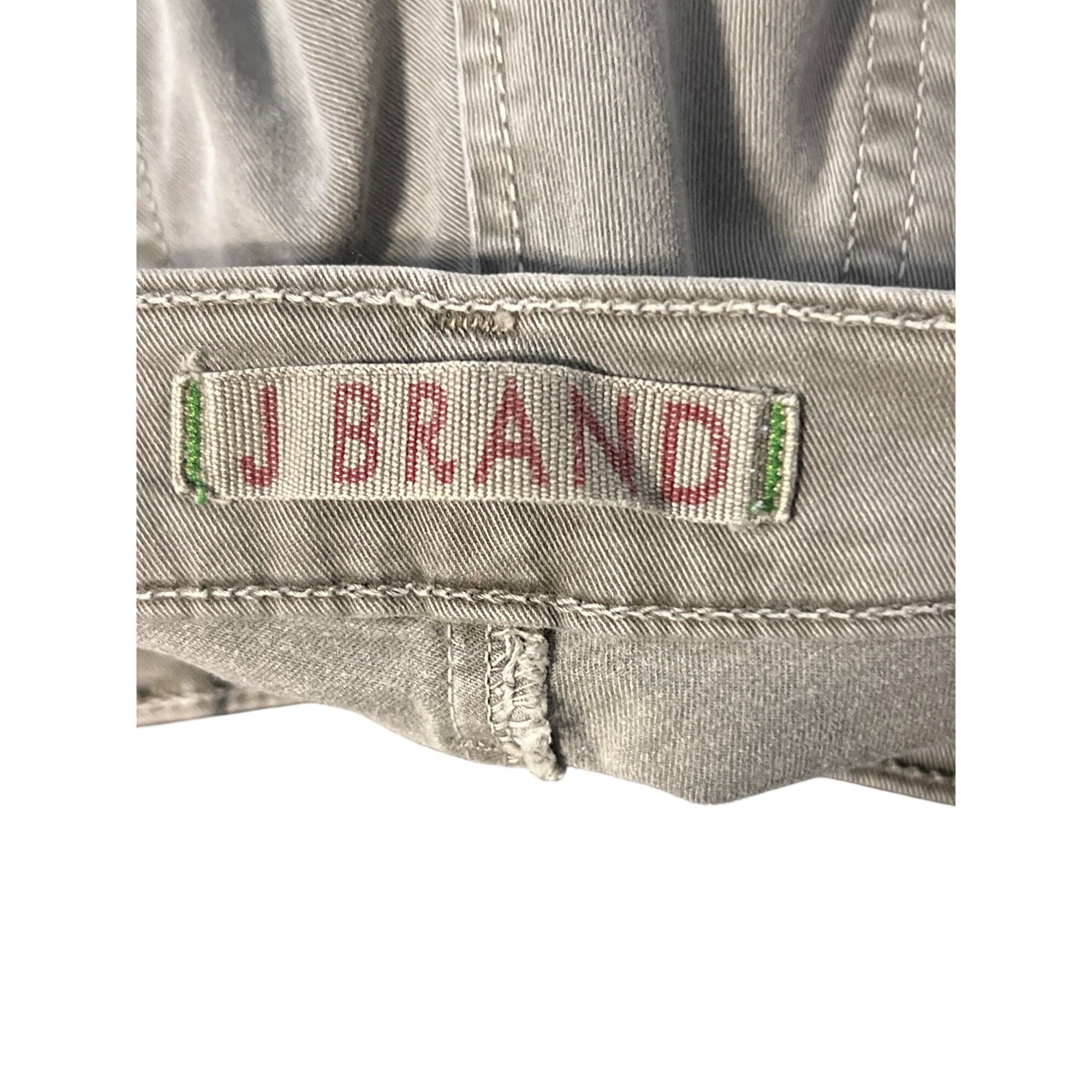 J Brand J Brand Vin Fawn Zip Ankle Jeans Army Green Zippers Size 26 Size 26" / US 2 / IT 38 - 6 Thumbnail