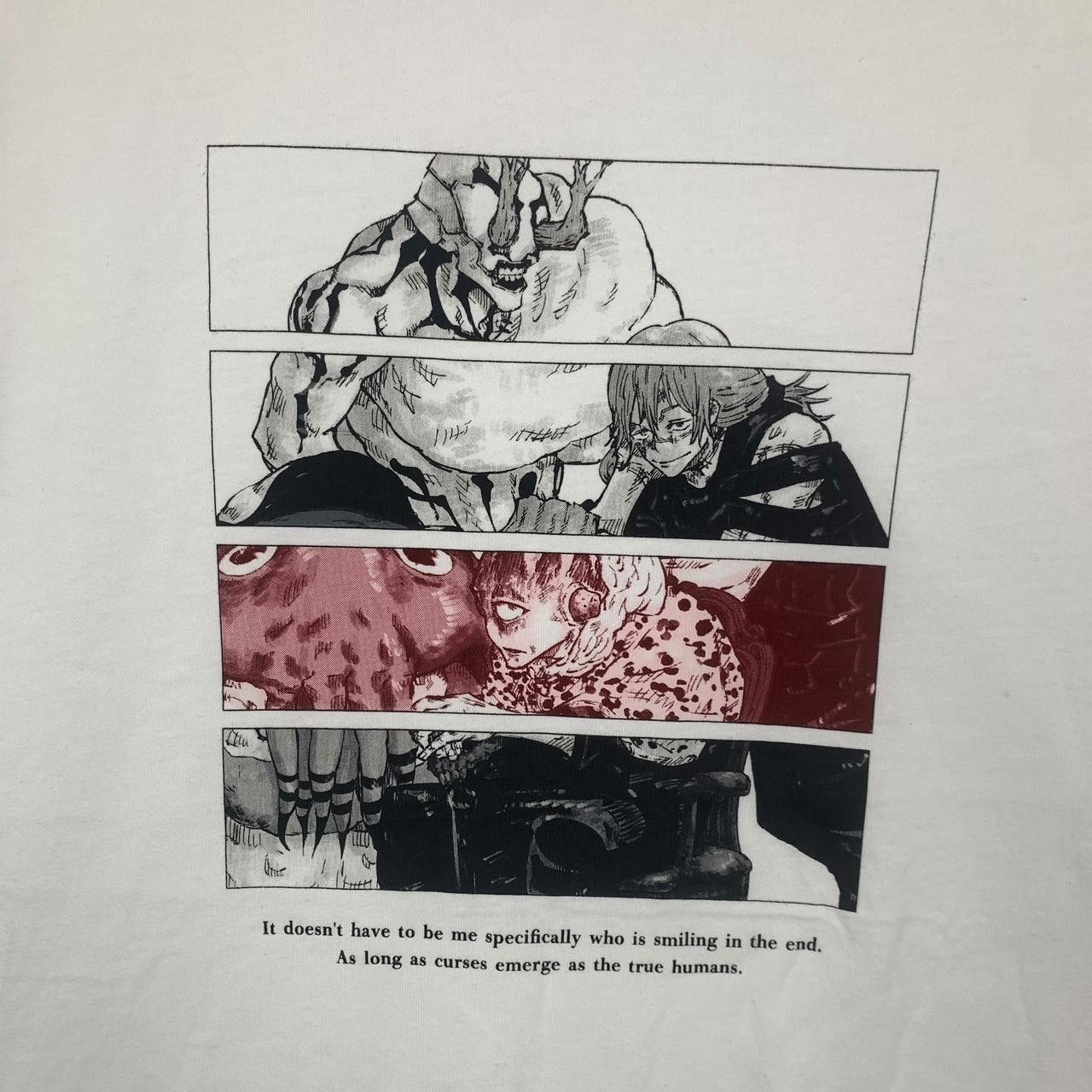 Other JUJUTSU KAIZEN ANIME Mahito Jogo Quote Manga Tee Shirt Size M / US 6-8 / IT 42-44 - 5 Thumbnail