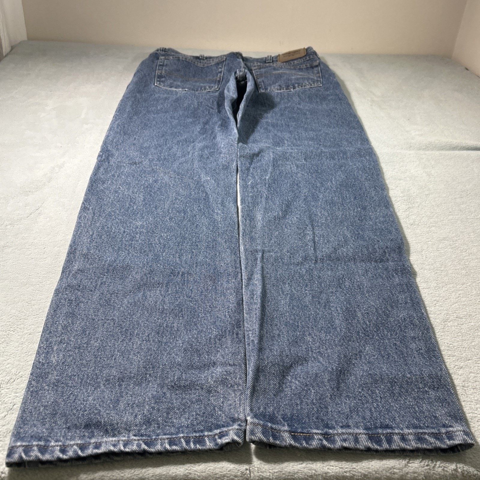 Wrangler Wrangler Loose Straight Jeans Mens 35x32 Relaxed Hamilton Size US 35 - 1 Thumbnail