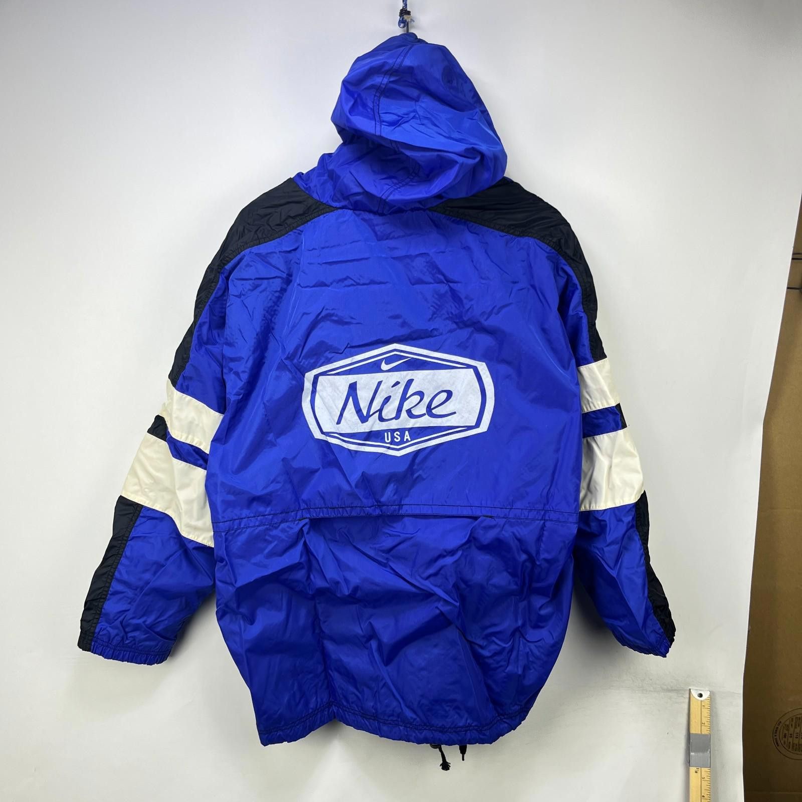 Vintage 90s Nike USA Windbreaker Jacket Medium Pittsburgh