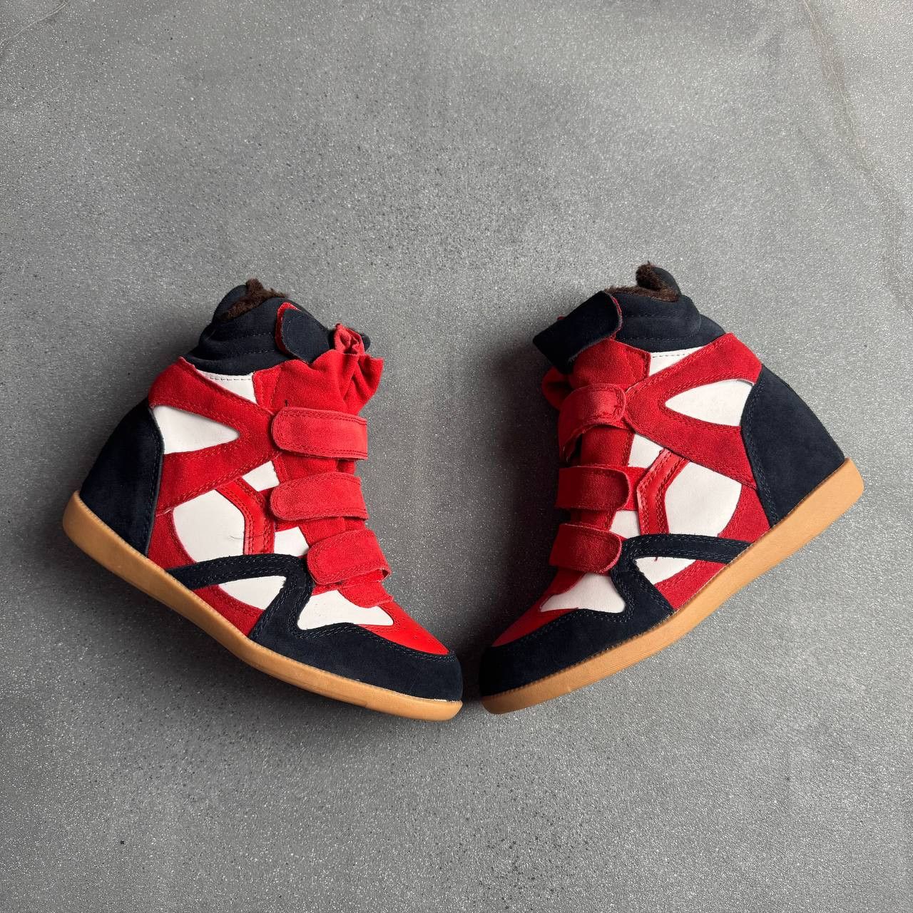 Japanese Brand × Vintage Amazing Vintage Hi Top Wedge Sneakers Size US 10 / IT 40 - 3 Thumbnail