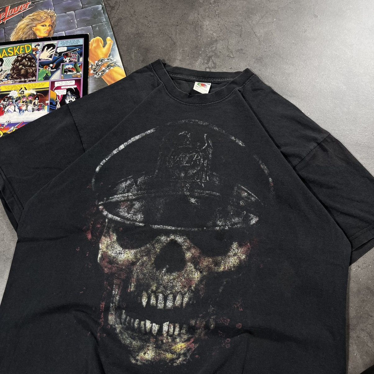 Band Tees Vintage 00s Slayer Skull Big Logo Rock Metal Tshirt Tee Size US L / EU 52-54 / 3 - 2 Thumbnail