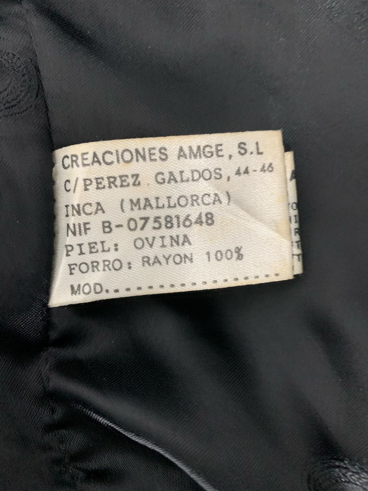 Vintage Vintage AMGE Made In Spain Outdoor Streetwear Leather Jaket Size US L / EU 52-54 / 3 - 11 Thumbnail