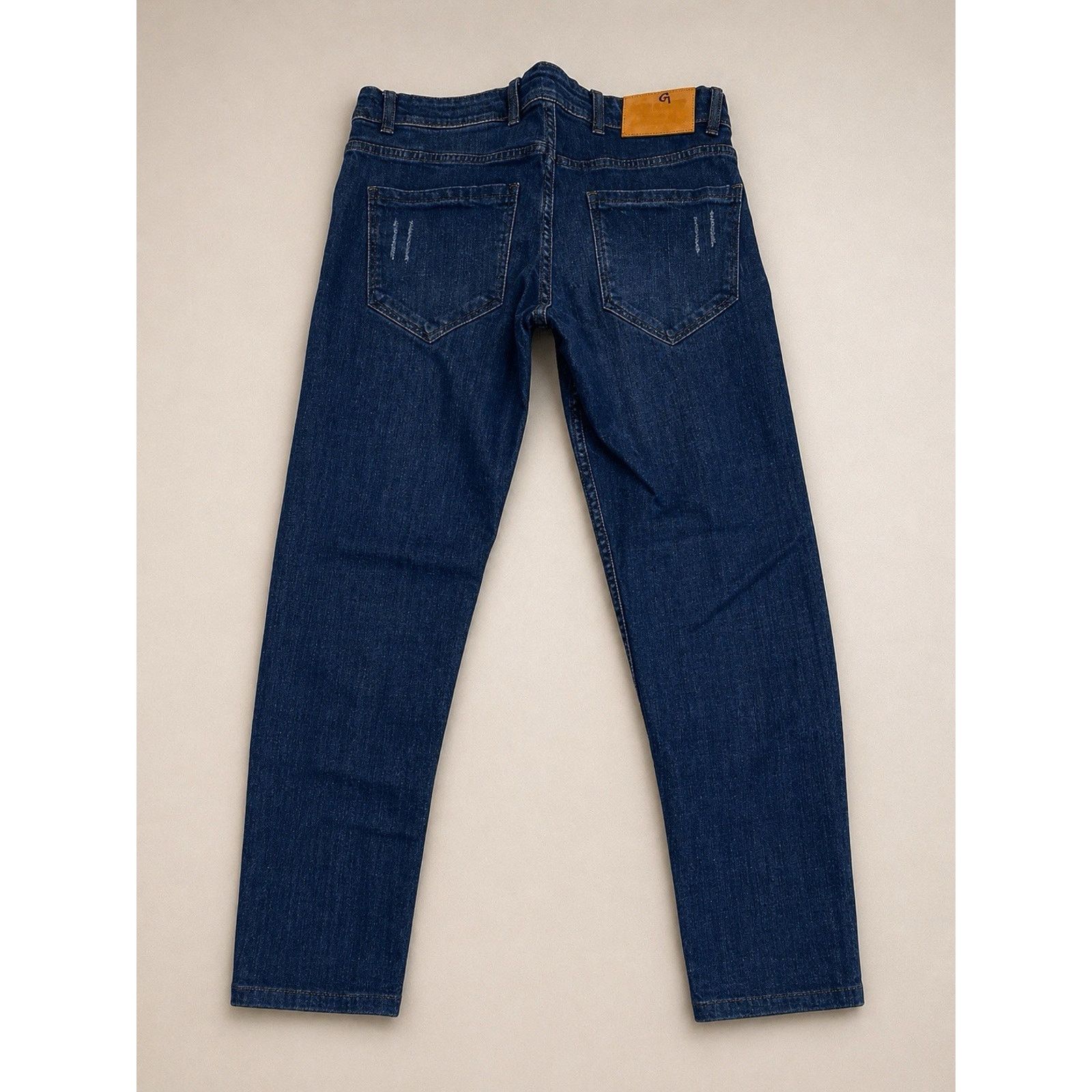 ONLY & SONS ONLY & SONS Men's Slim Straight Jeans Blue Cotton Distressed Size US 32 / EU 48 - 2 Thumbnail