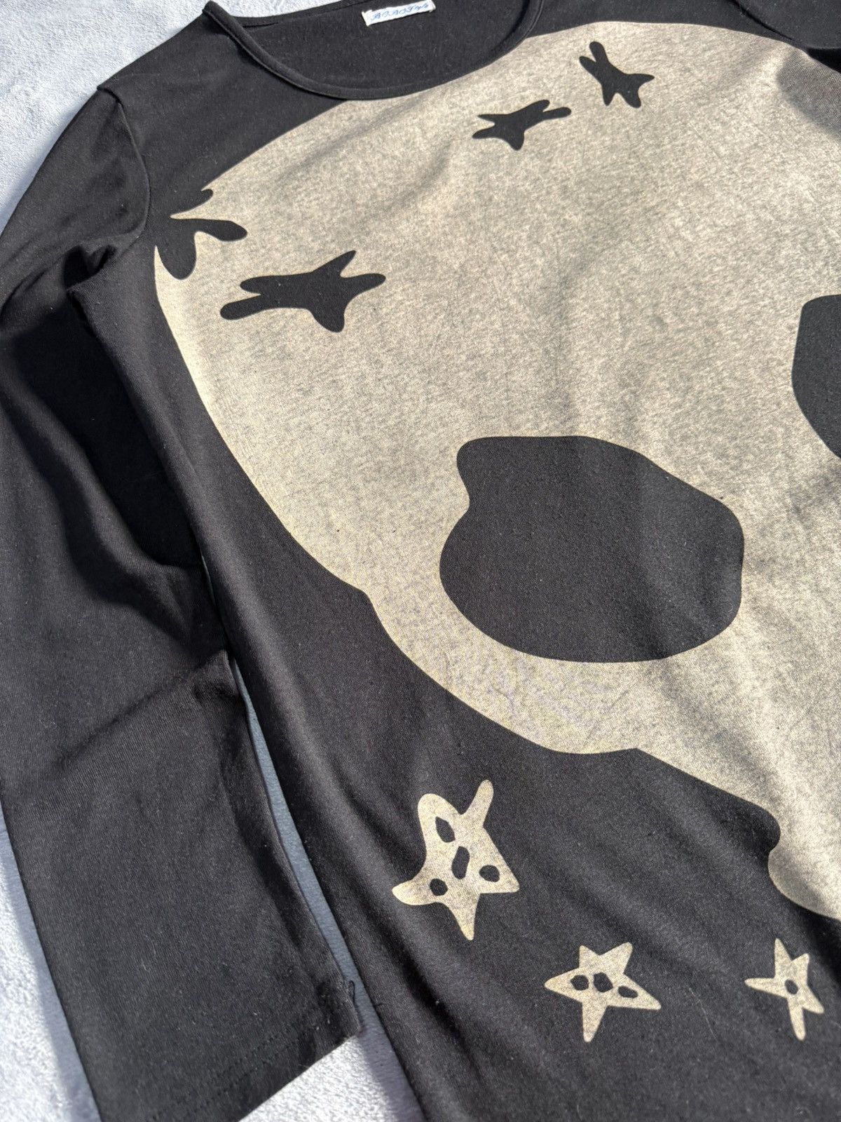 Japanese Brand Bobo Softcore Goth Abstract Skull Play Or Die Print Tee Size US M / EU 48-50 / 2 - 5 Thumbnail