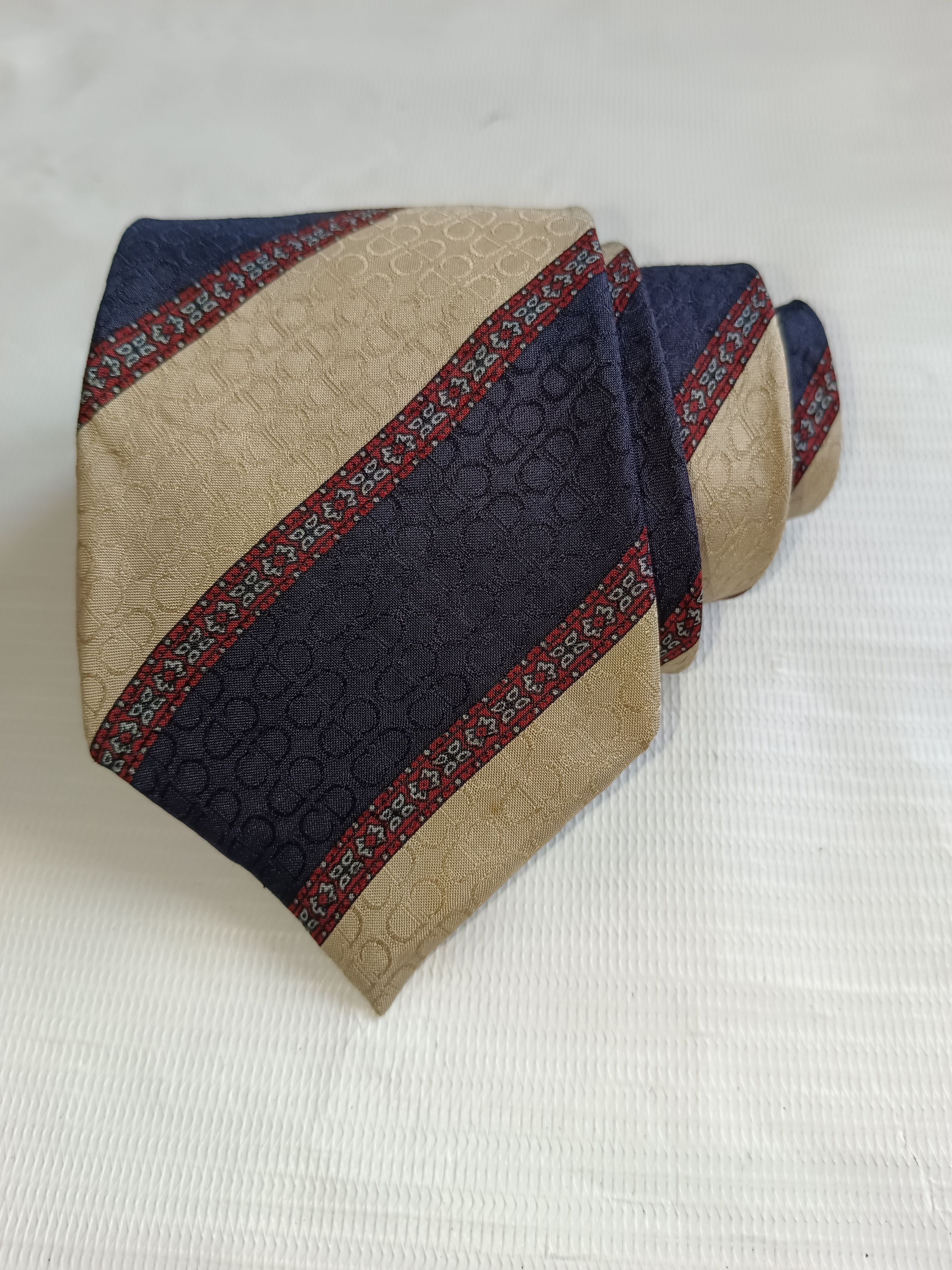 Dior × Vintage Christian Dior Monogram Ties Silk Vintage Size ONE SIZE - 5 Thumbnail