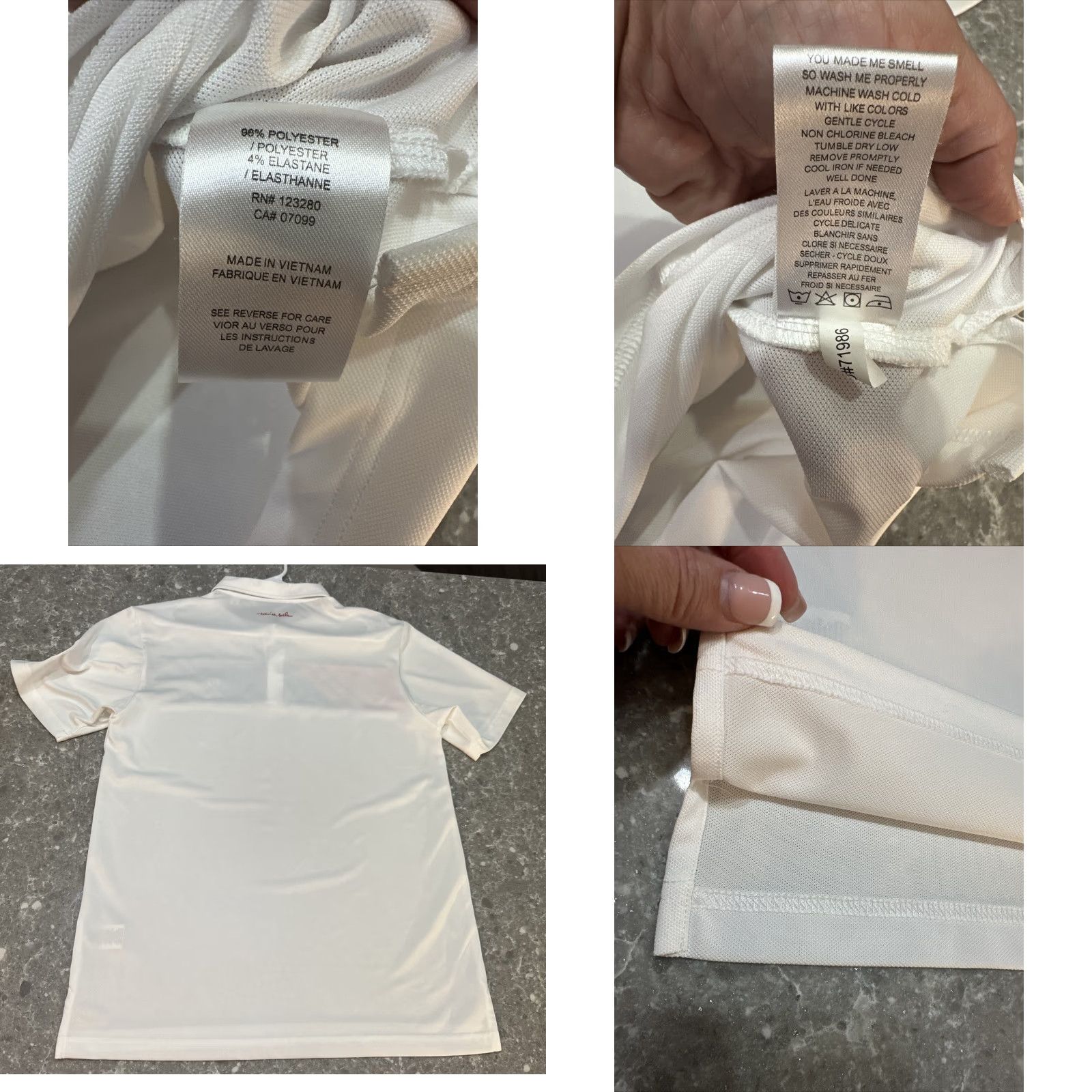TravisMathew Travis Mathew Golf Polo Shirt Ballantyne County Club M White Ballantyne Golf Club Logo Embroidered Short Sleeve Polo Men Athletic Regular Size M Size US M / EU 48-50 / 2 - 8 Thumbnail