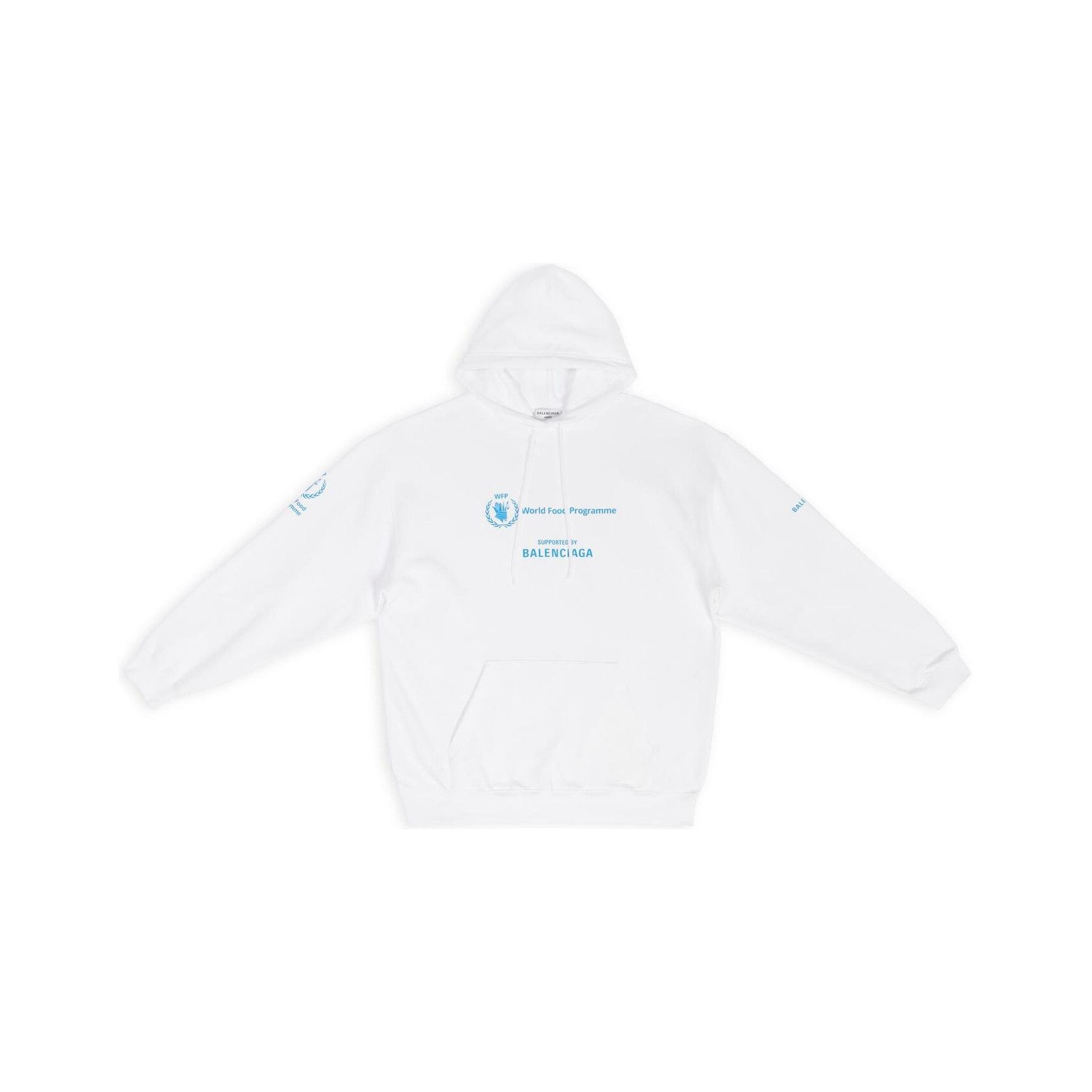 Balenciaga Balenciaga x WFP Logo Hoodie Size S Size US S / EU 44-46 / 1 - 1 Thumbnail