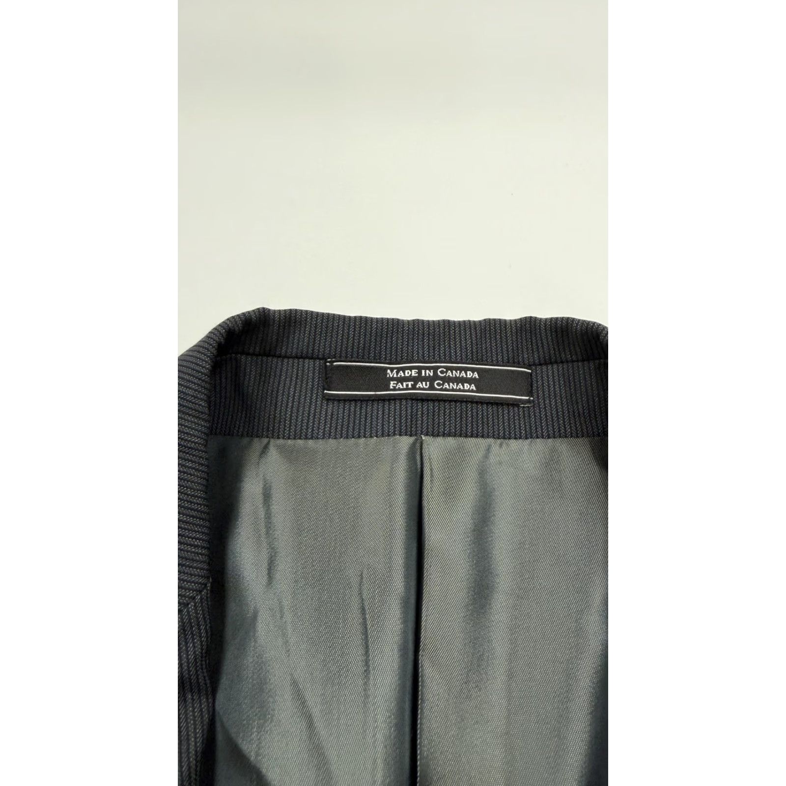 Ben Sherman Ben Sherman Jacket Adult 42 Regular Charcoal Pinstripe 2-Button Notch Lapel Mens Size US XS / EU 42 / 0 - 4 Thumbnail
