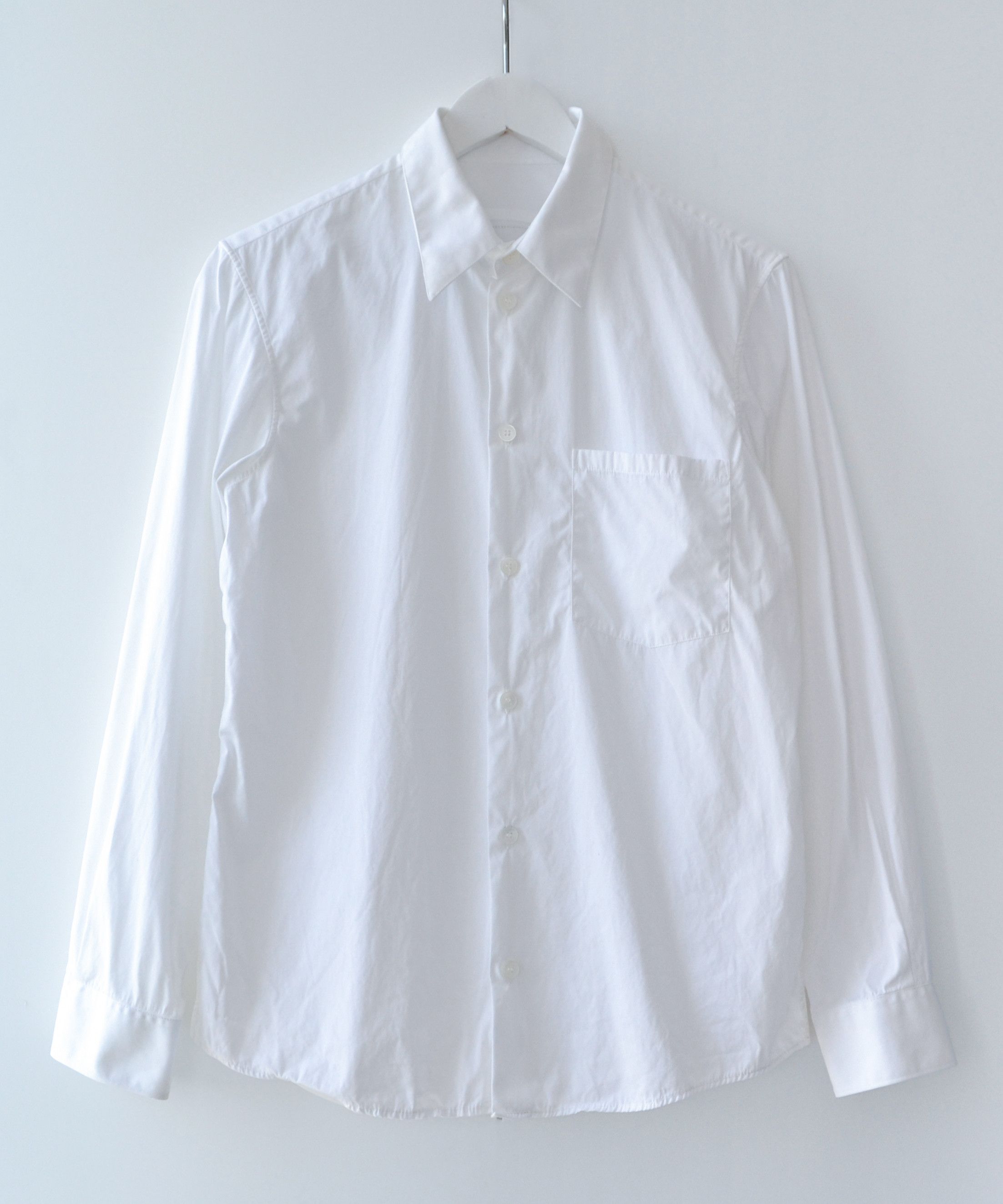 Helmut Lang HELMUT LANG Shirt Long Sleeve White 1998 Black Stripe Size US M / EU 48-50 / 2 - 3 Thumbnail