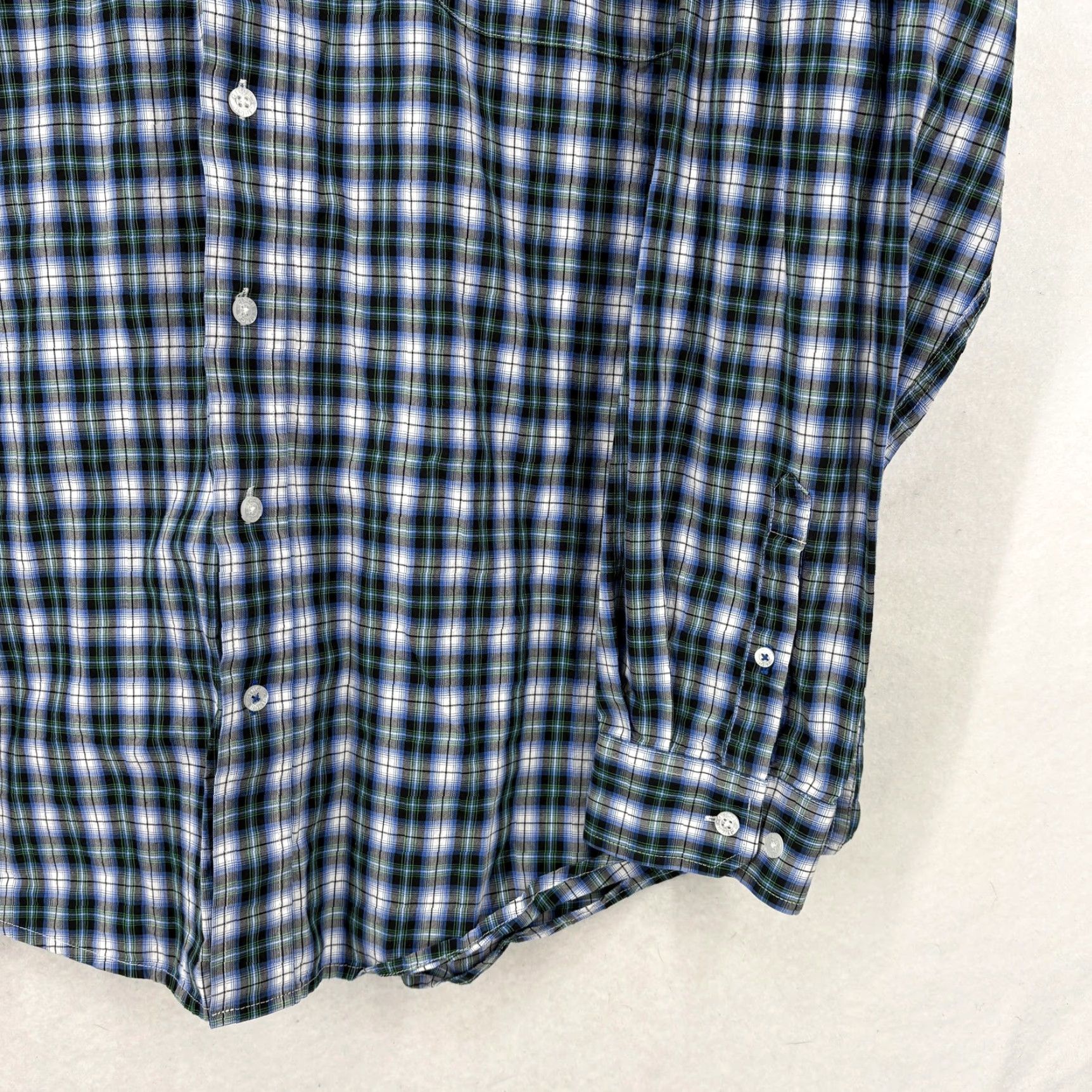 Vintage Cinch Shirt Mens Large Blue Plaid Button-Down Western Long Sleeve Cowboy Shirt Size US L / EU 52-54 / 3 - 3 Thumbnail