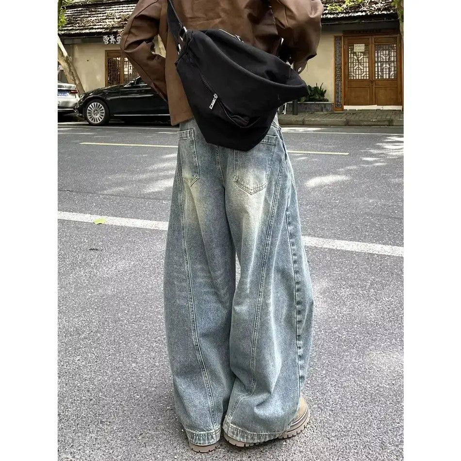 Japanese Brand Straight and loose wide leg jeans Size US 32 / EU 48 - 6 Thumbnail