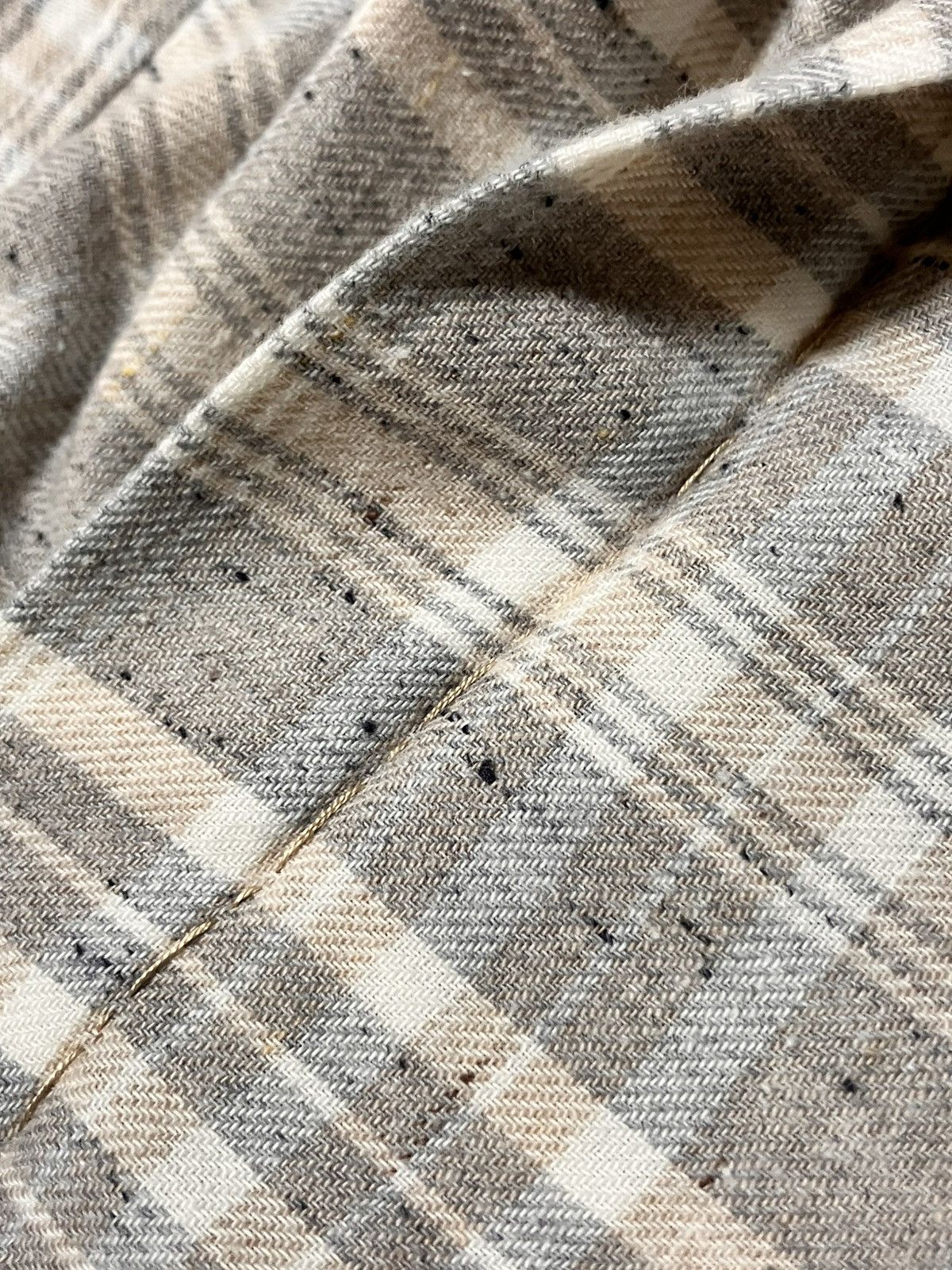 Other SONRISA Early Model Layered Sleeve Check Shirt Made in Italy Size US M / EU 48-50 / 2 - 5 Thumbnail
