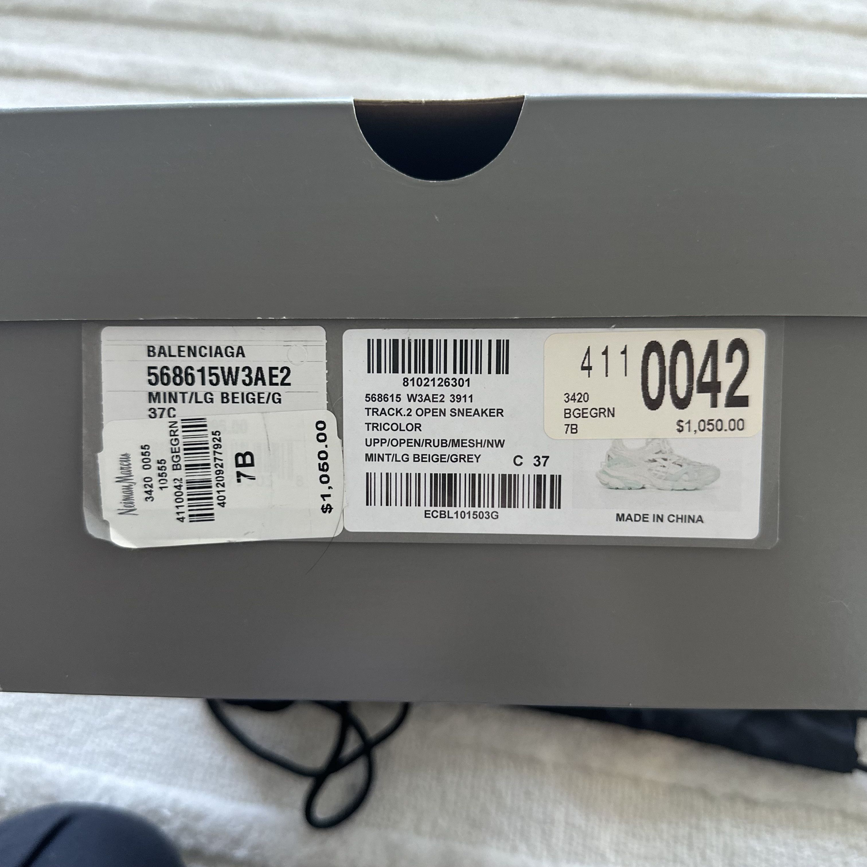 Balenciaga Balenciaga Track.2 Mint Sneakers Size US 7 / IT 37 - 7 Thumbnail