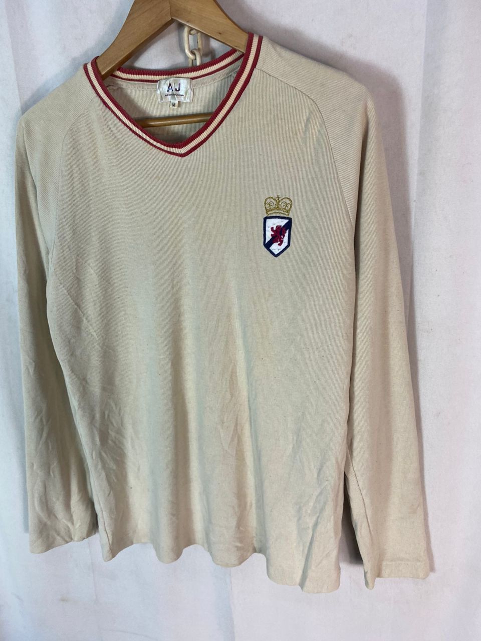 Alexander Julian Alexander Julian embroidered logo vneck long sleeve shirt Size US S / EU 44-46 / 1 - 2 Thumbnail