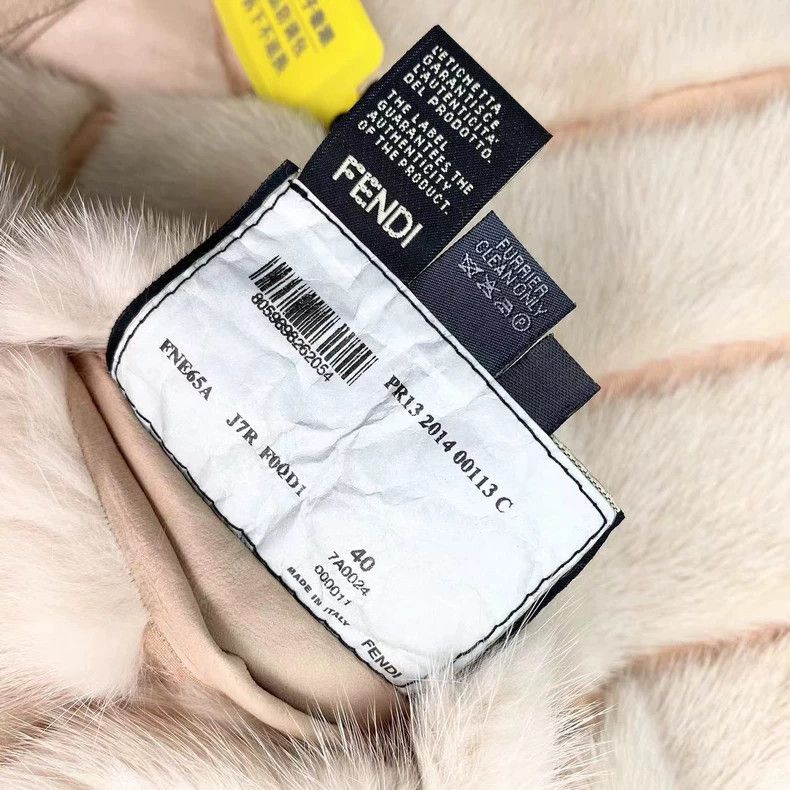 Fendi Fendi Lotus colour mink fur grass shorts jacket Size US XXS / EU 40 - 5 Thumbnail