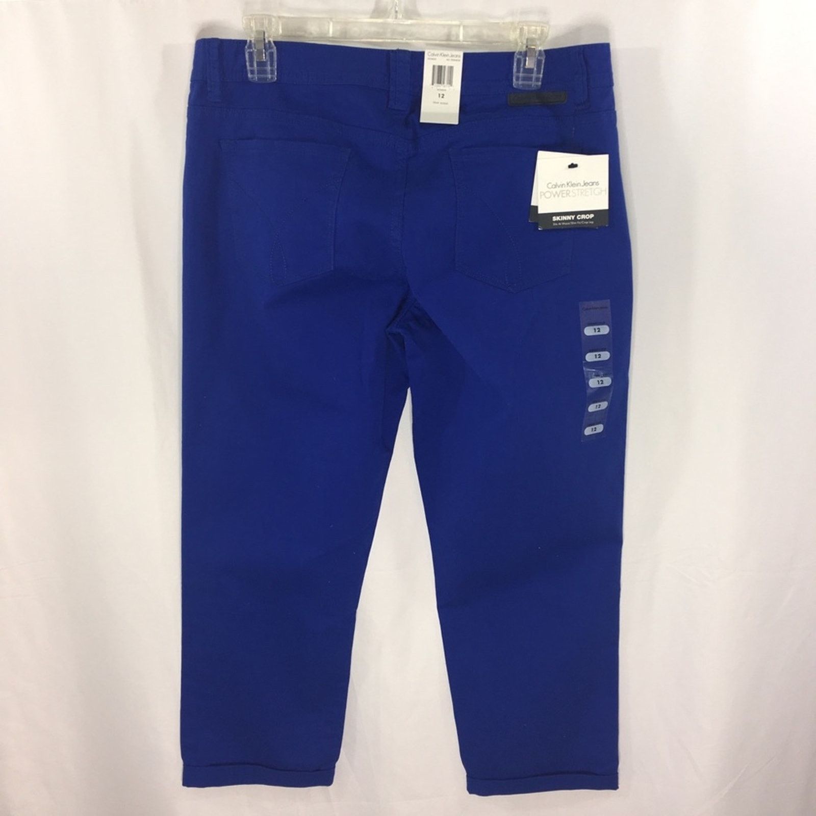 Calvin Klein NWT Calvin Klein Jeans Women's Skinny Crop Stretch Size 12 Size 34" / US 12 / IT 48 - 2 Thumbnail