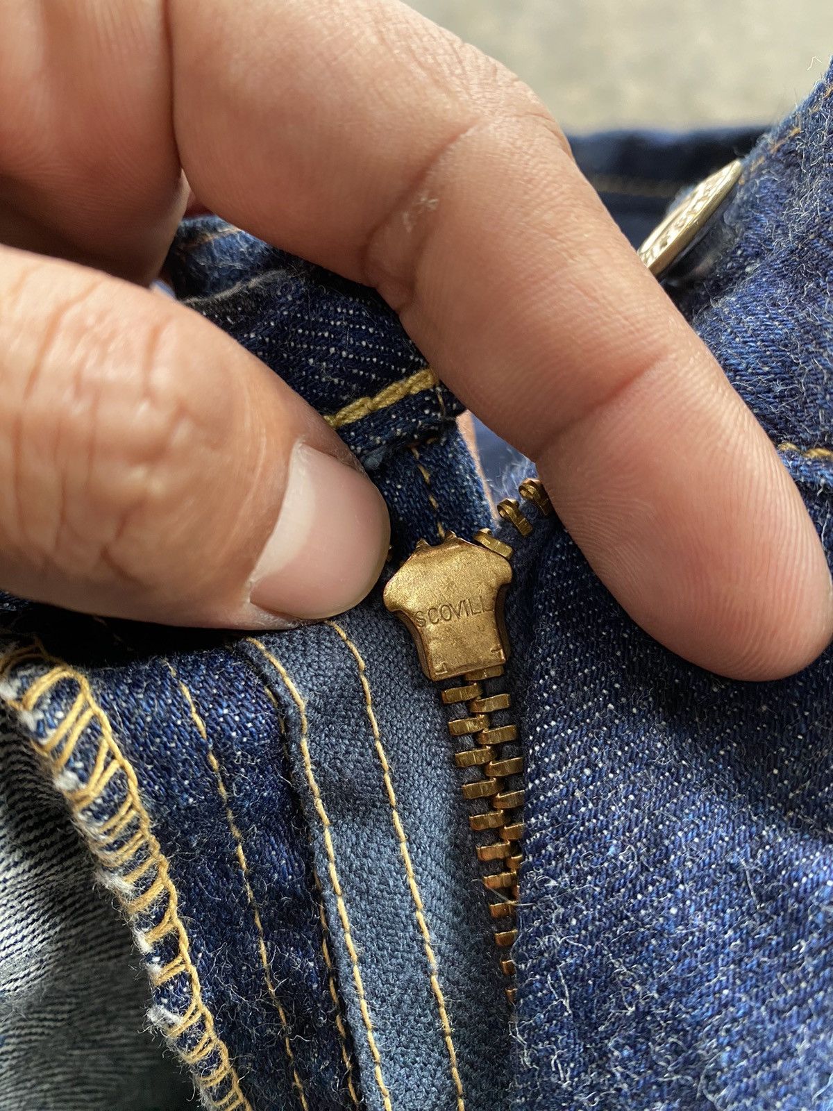 Japanese Brand × Warehouse & Co. Baggy Jeans Japanese Warehouse Denim Redline Selvedge Size US 34 / EU 50 - 12 Thumbnail